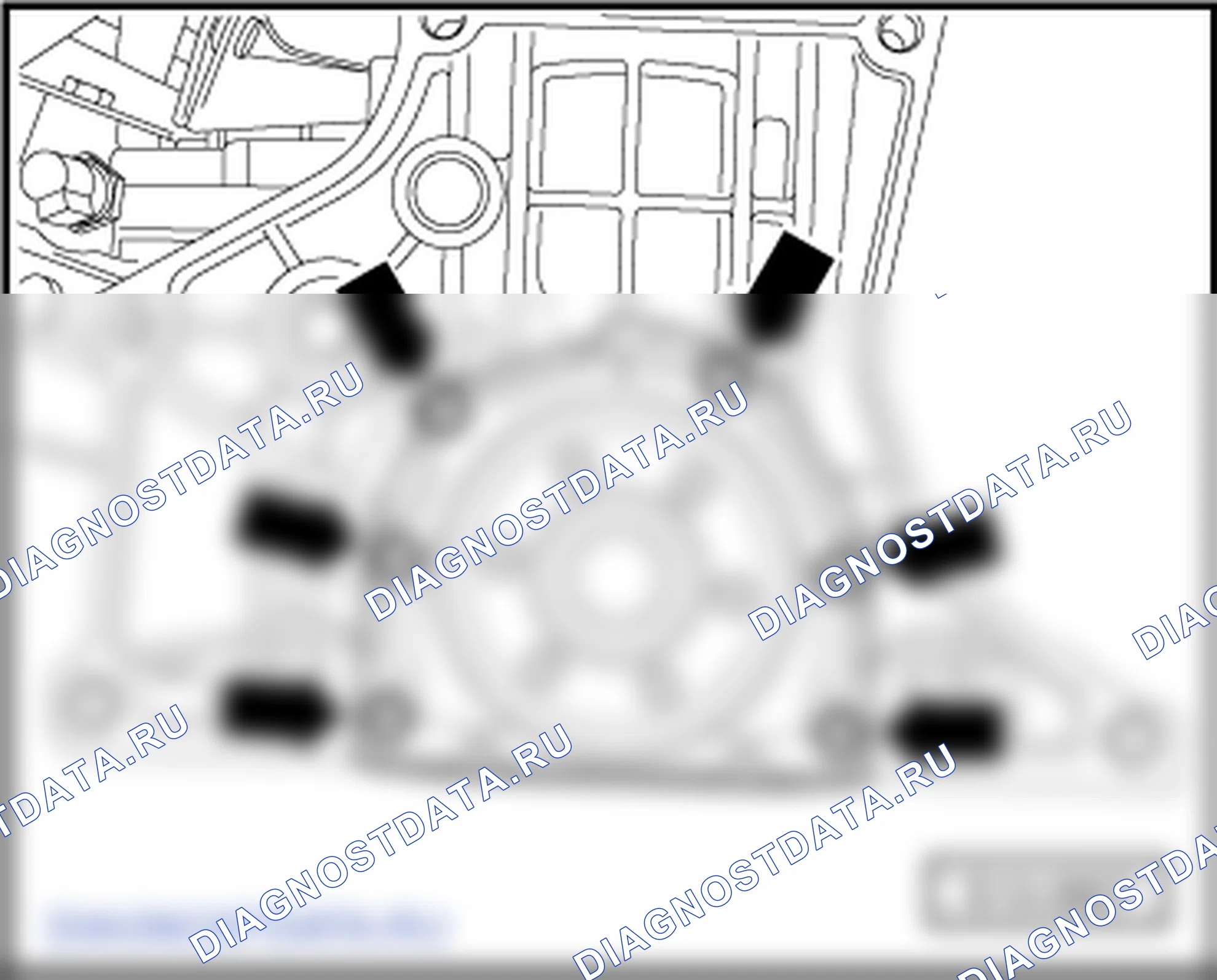Уплотнительные прокладки фланца и маховик/ведущий диск. Skoda Octavia Ii