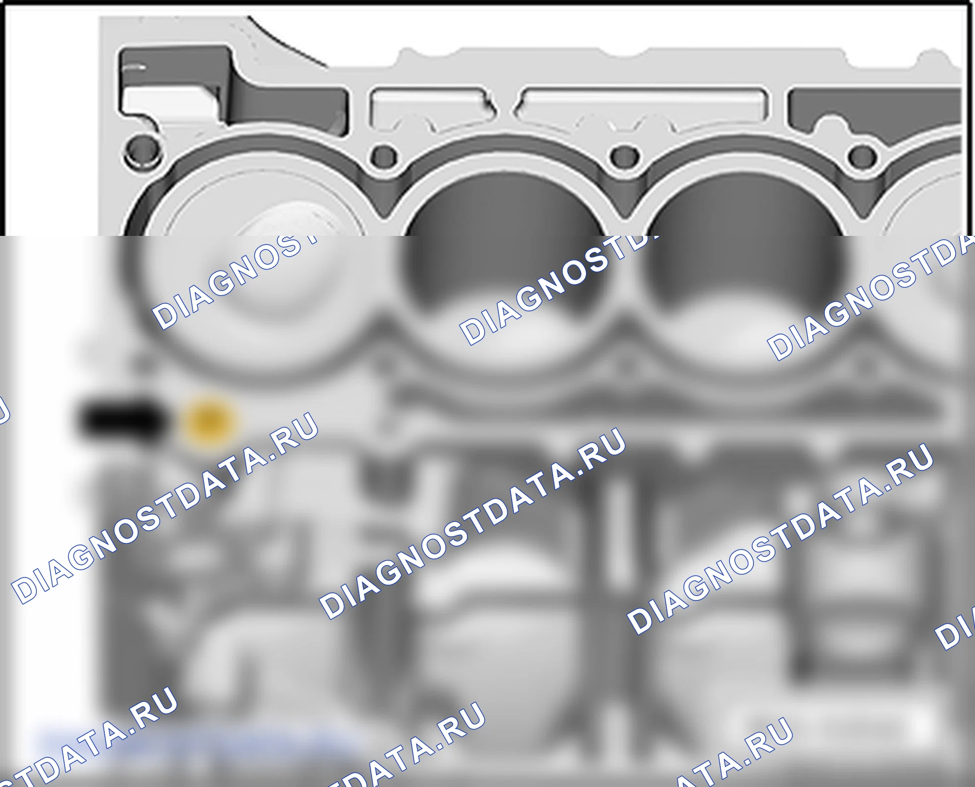 Головка блока цилиндров - 2-ая часть (1,2/63; 77 кВт TSI). Skoda Octavia Ii