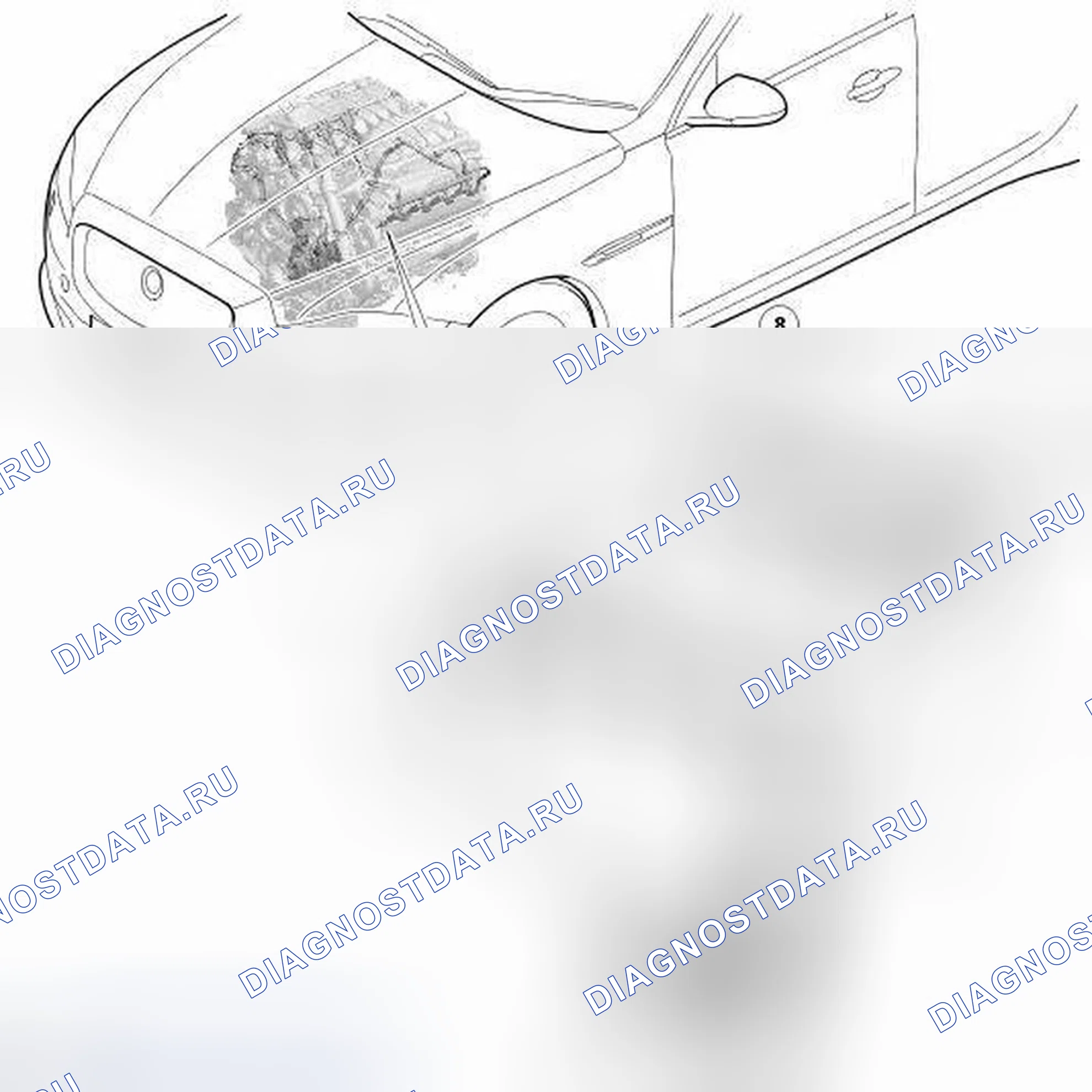 Рис. 65: РАСПОЛОЖЕНИЕ КОМПОНЕНТОВ. Jaguar XJ X351
