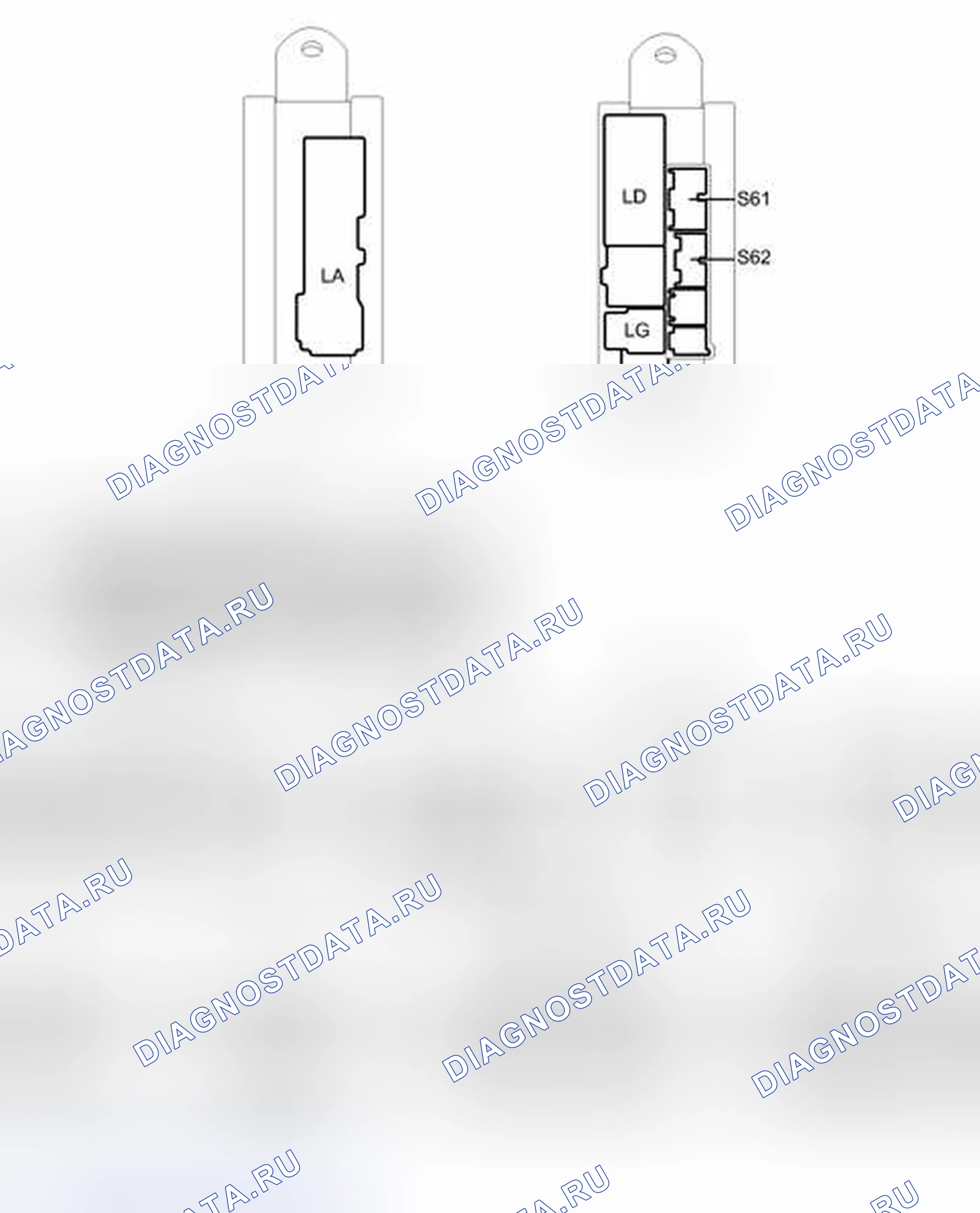 Рис. 122: КЛЕММЫ ЭБУ. Honda Accord IV