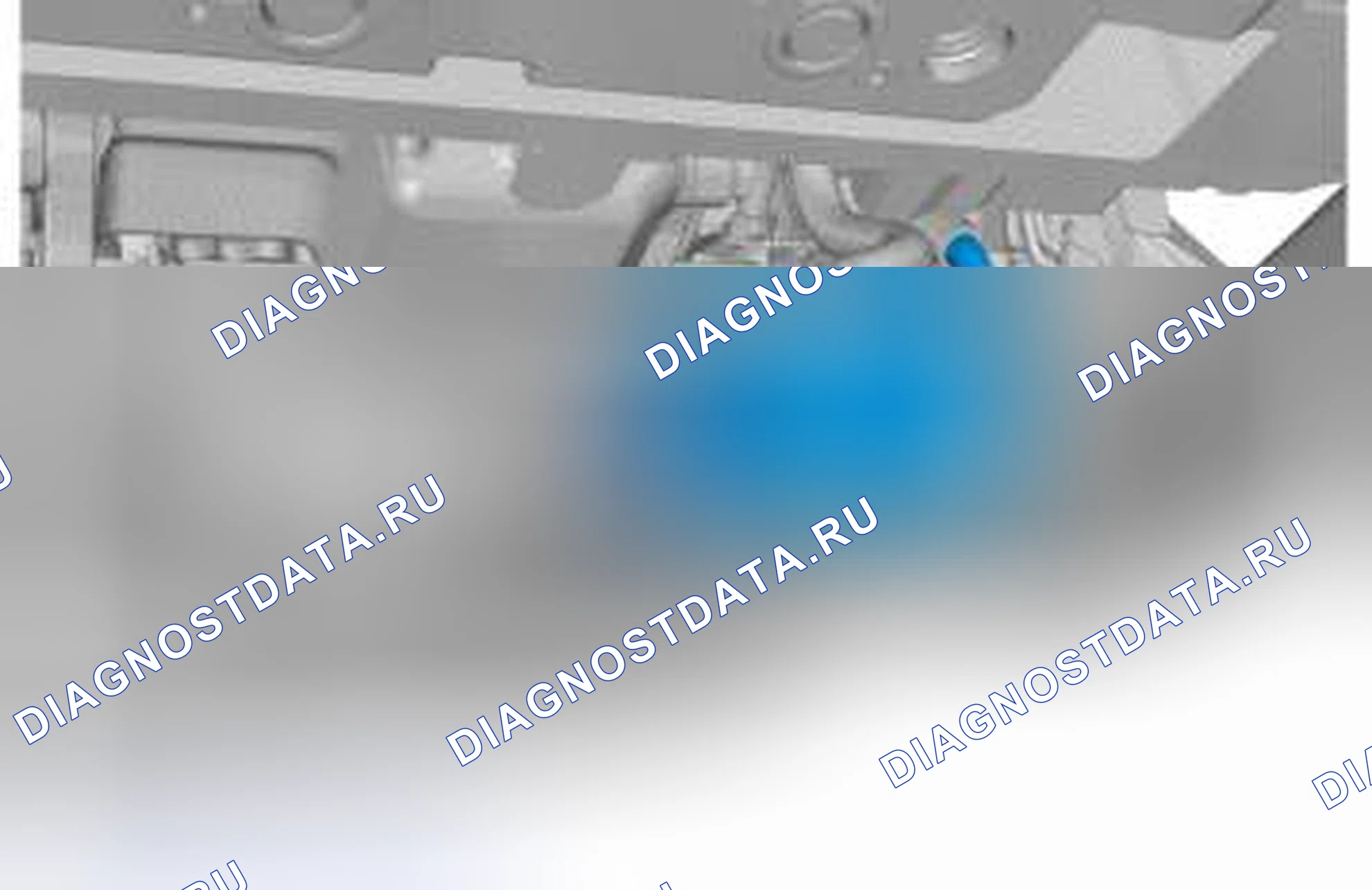 Рис. 251: Демонтаж маслоохладителя. Volvo S60 I