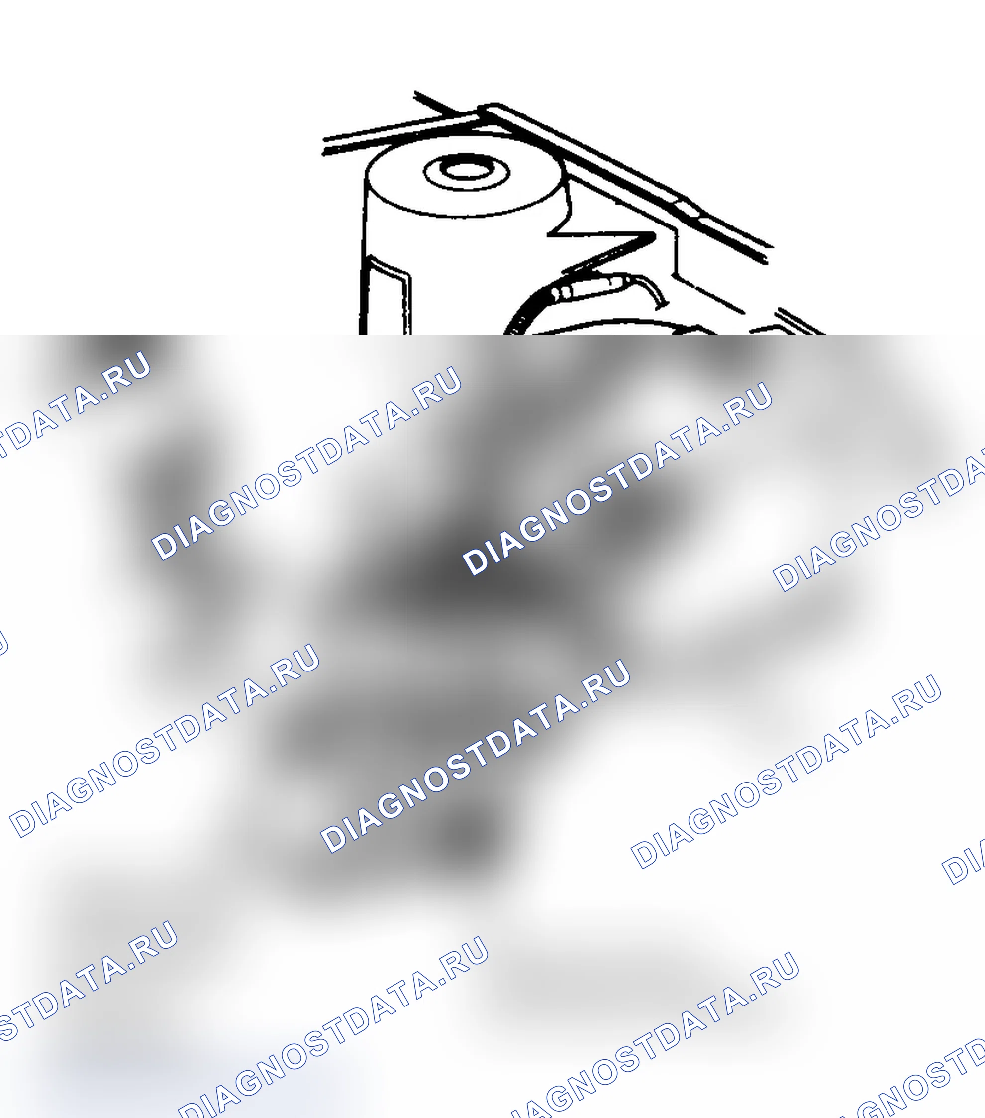 Рис. 7: Расположение компонентов (7 из 10). Dodge Grand Caravan II