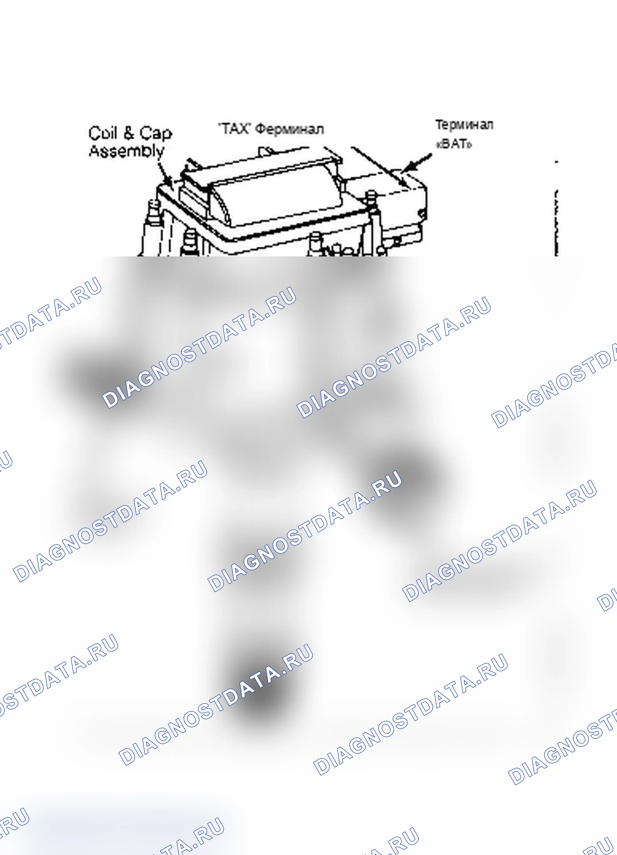 Рис. 1: ВСТРОЕННАЯ КАТУШКА ЗАЖИГАНИЯ. Chevrolet Hi-Cube G30 