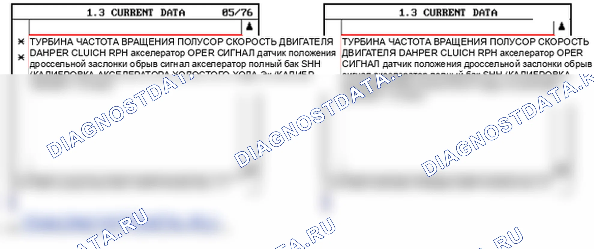 Данные диагностического сканера — P0716. Kia Sorento BL