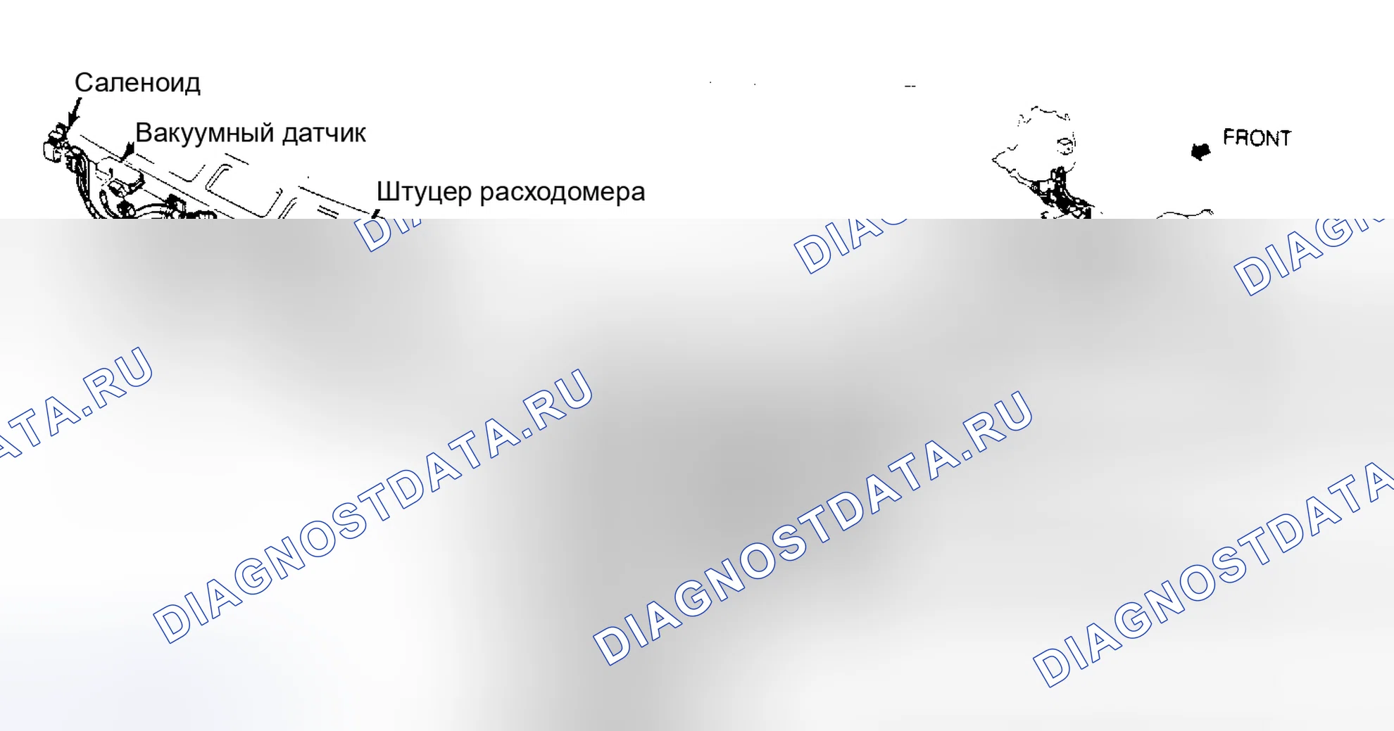 Рис. 131: Расположение компонентов (фургоны серии " G " с двигателями V8). Chevrolet Suburban VIII