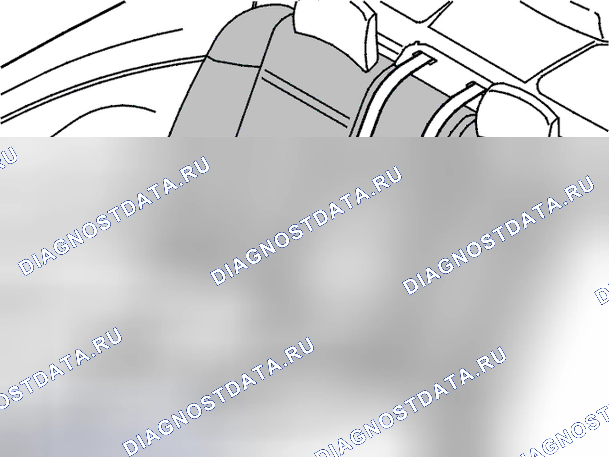 Рис. 631: Торцевые крепления. Volvo C70 I