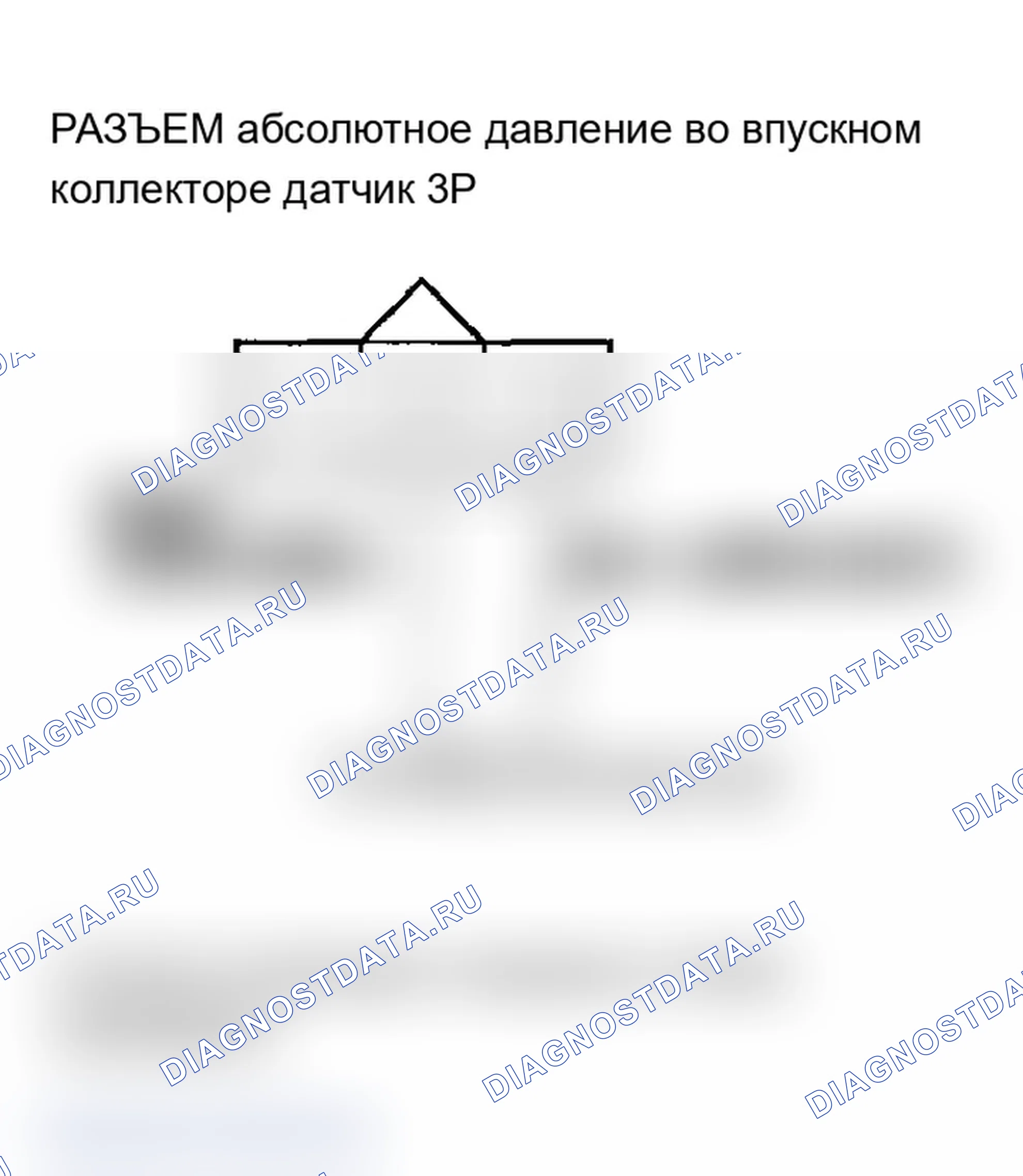 Рис. 49: P0108 расшифровка кода ошибки: высоковольтная цепь датчика абсолютное давление во впускном коллекторе. Acura MDX I