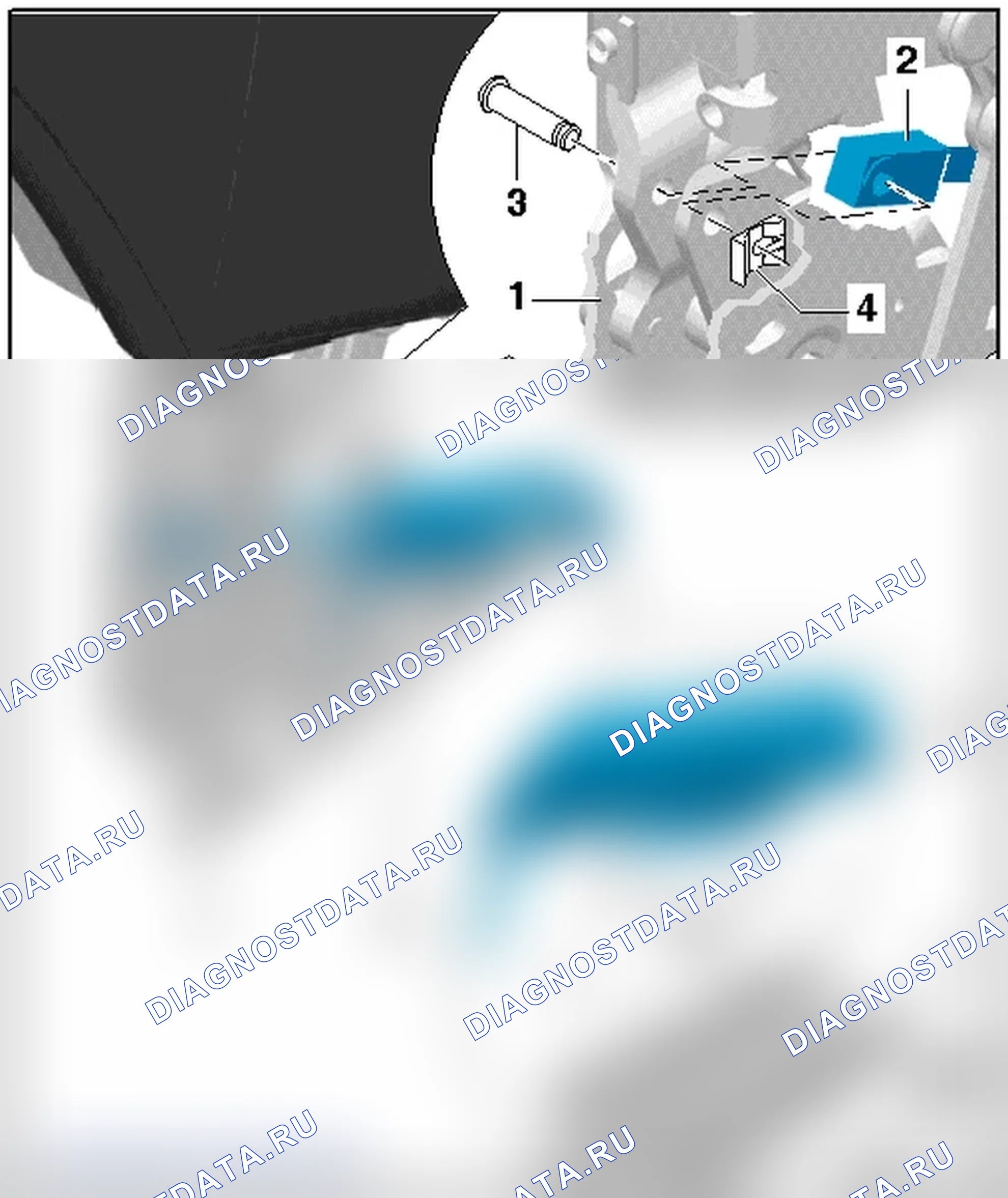 Рис. 65: ГИДРАВЛИЧЕСКИЙ ЦИЛИНДР. Audi TT 8J рестайлинг