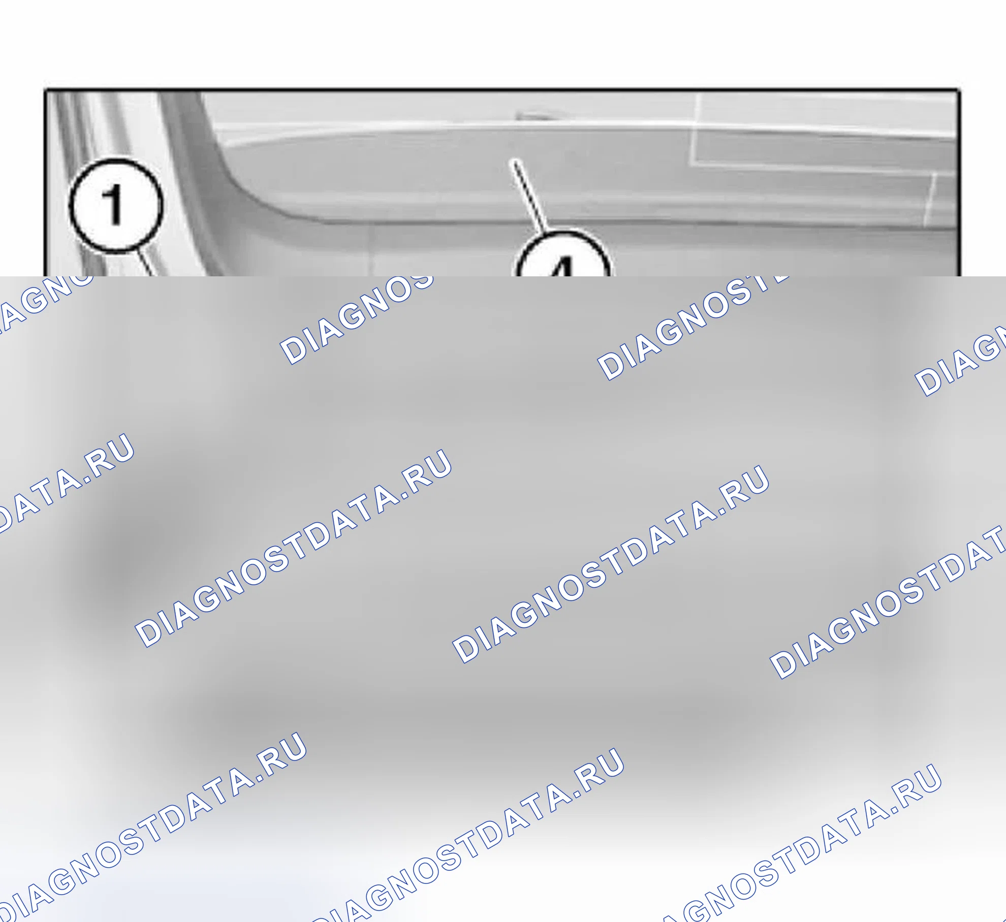 Рис. 1055: 51 71 412 Снятие и установка заднего спойлера. BMW X5 E53