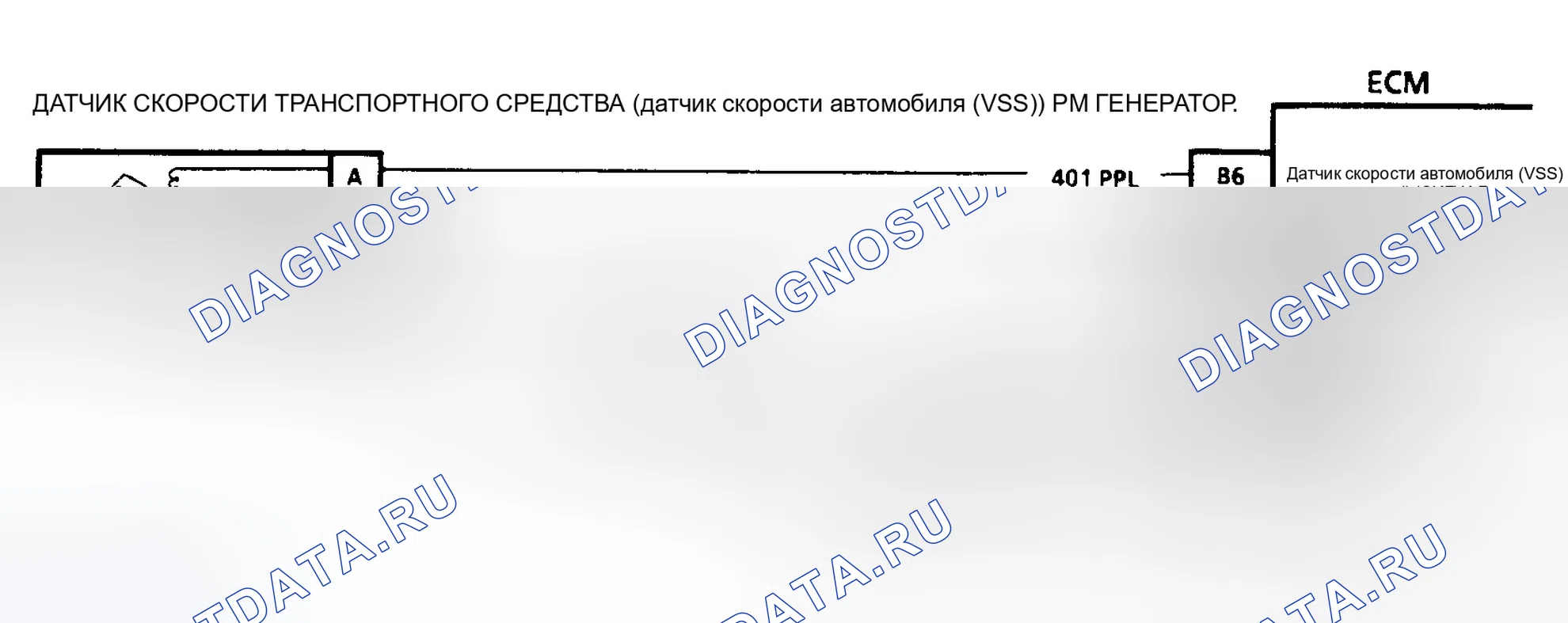 Рис. 131: КОД 24, ДАТЧИК СКОРОСТИ ТРАНСПОРТНОГО СРЕДСТВА (КУЗОВА A, F, J, L, N, W и Y). GMC Cab & Chassis K3500 