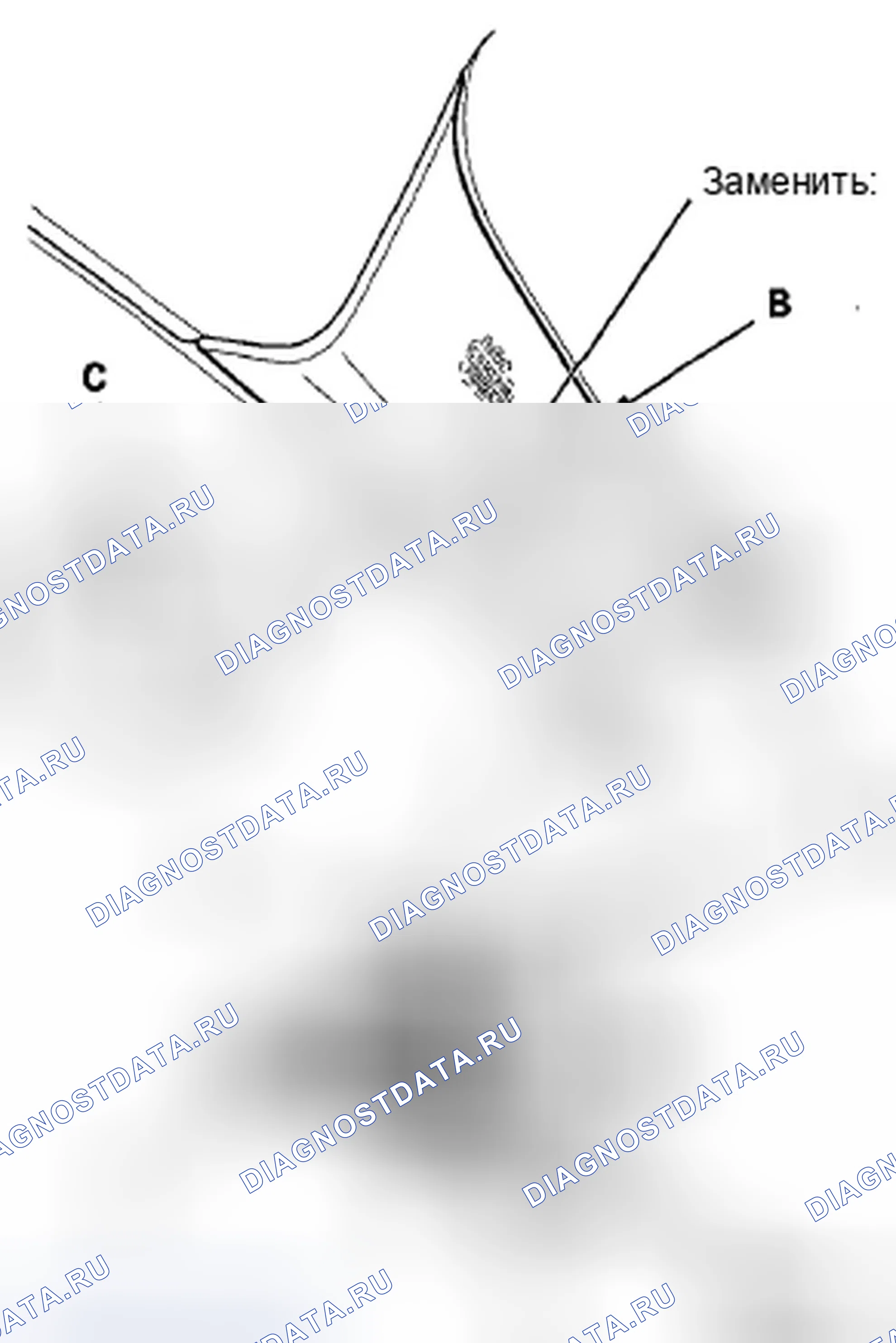 Рис. 256: Обрезка стойка A. Acura TSX II
