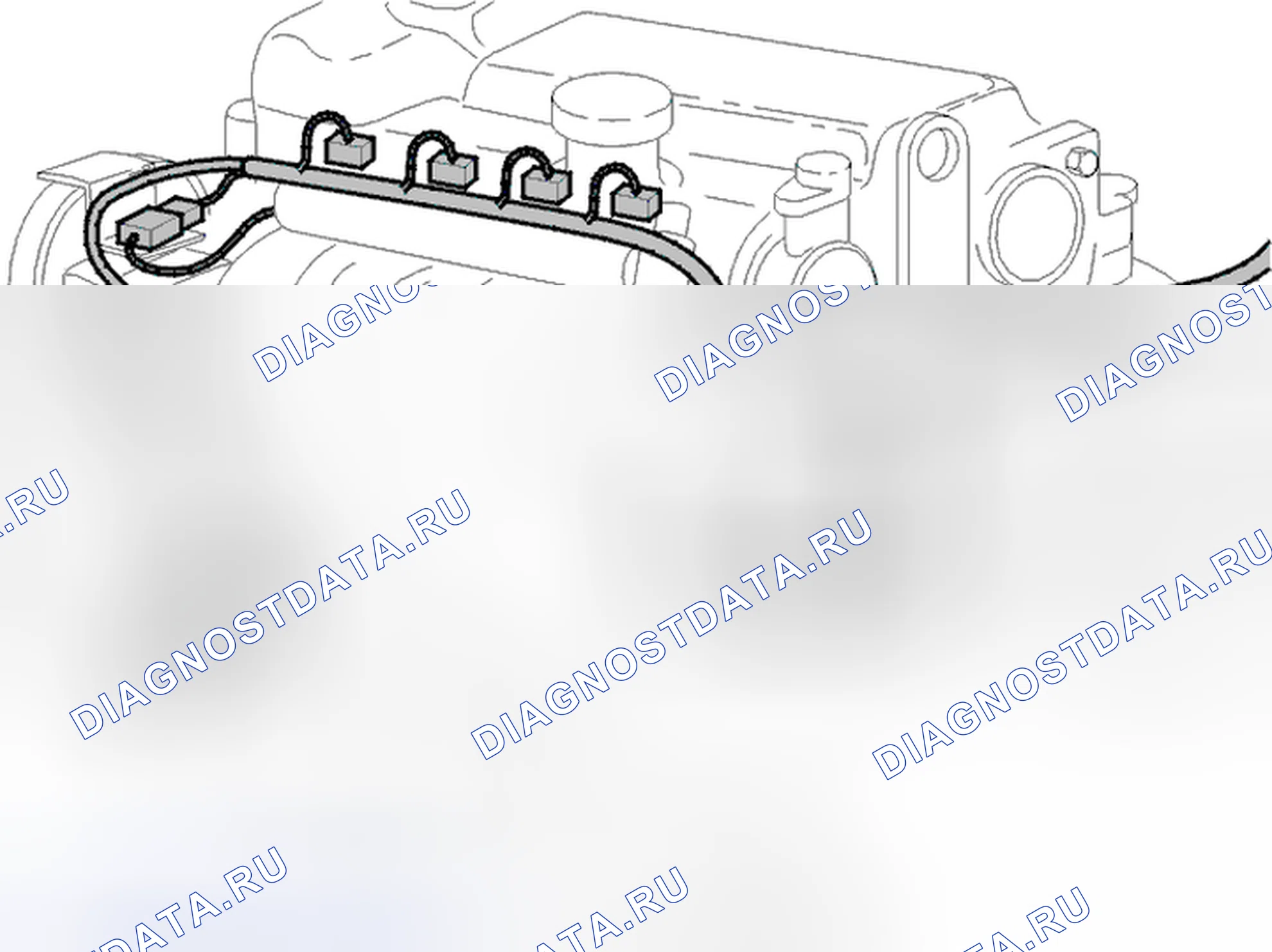 Рис. 113: Шланги и электропроводка, прокладка и подключение. Volvo S40 I рестайлинг