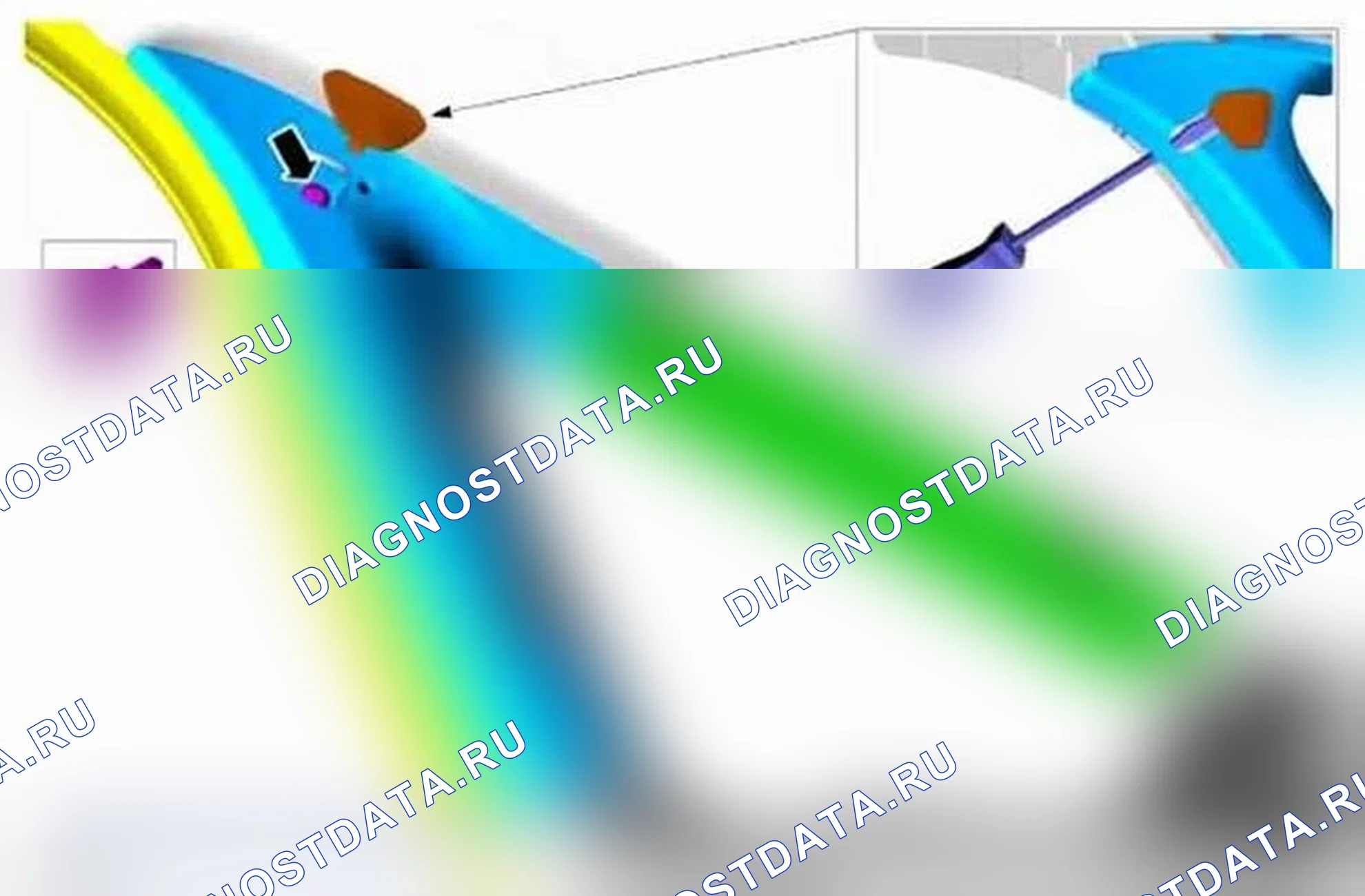 Рис. 12: Демонтаж. Ford Focus III