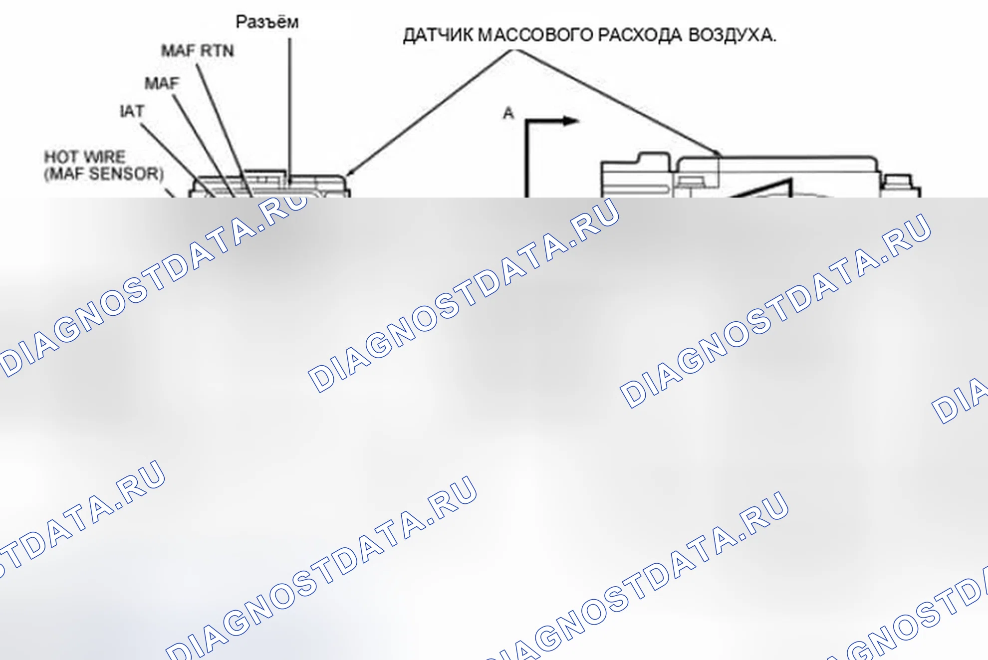 Рис. 56: Датчик массового расхода воздуха (массовый расход воздуха). Ford Escape I рестайлинг 2