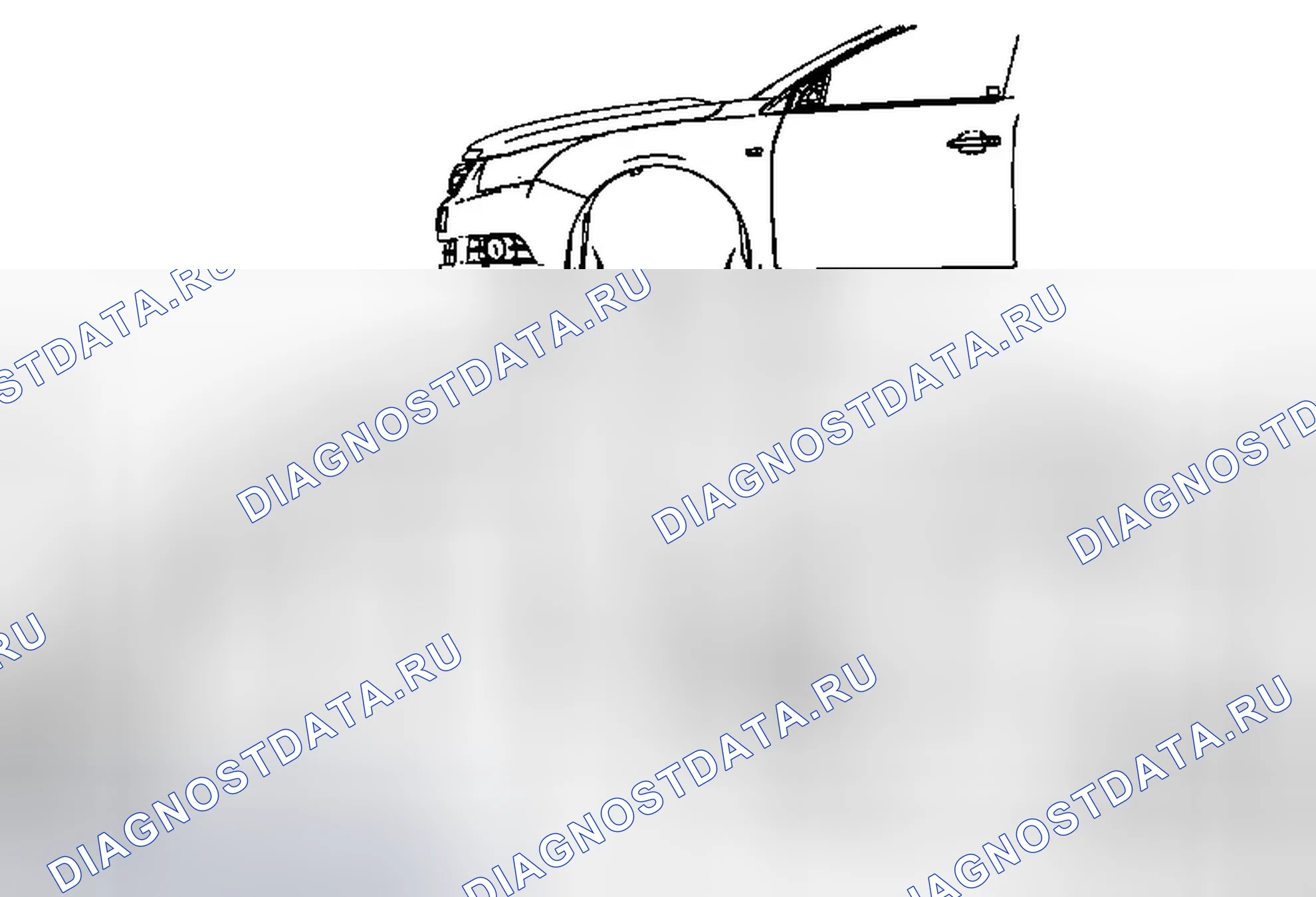Рис. 6: Замена переднего вкладыша рулевой рубки. Chevrolet Cruze I рестайлинг