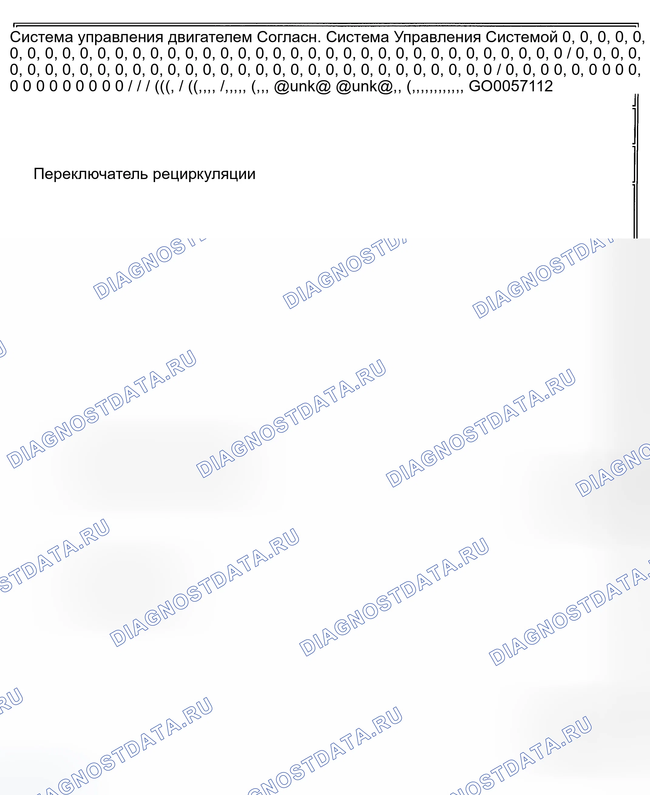 Рис. 35: Значения PID (серия C, G и K - 8.1L). GMC Sierra 2500 
