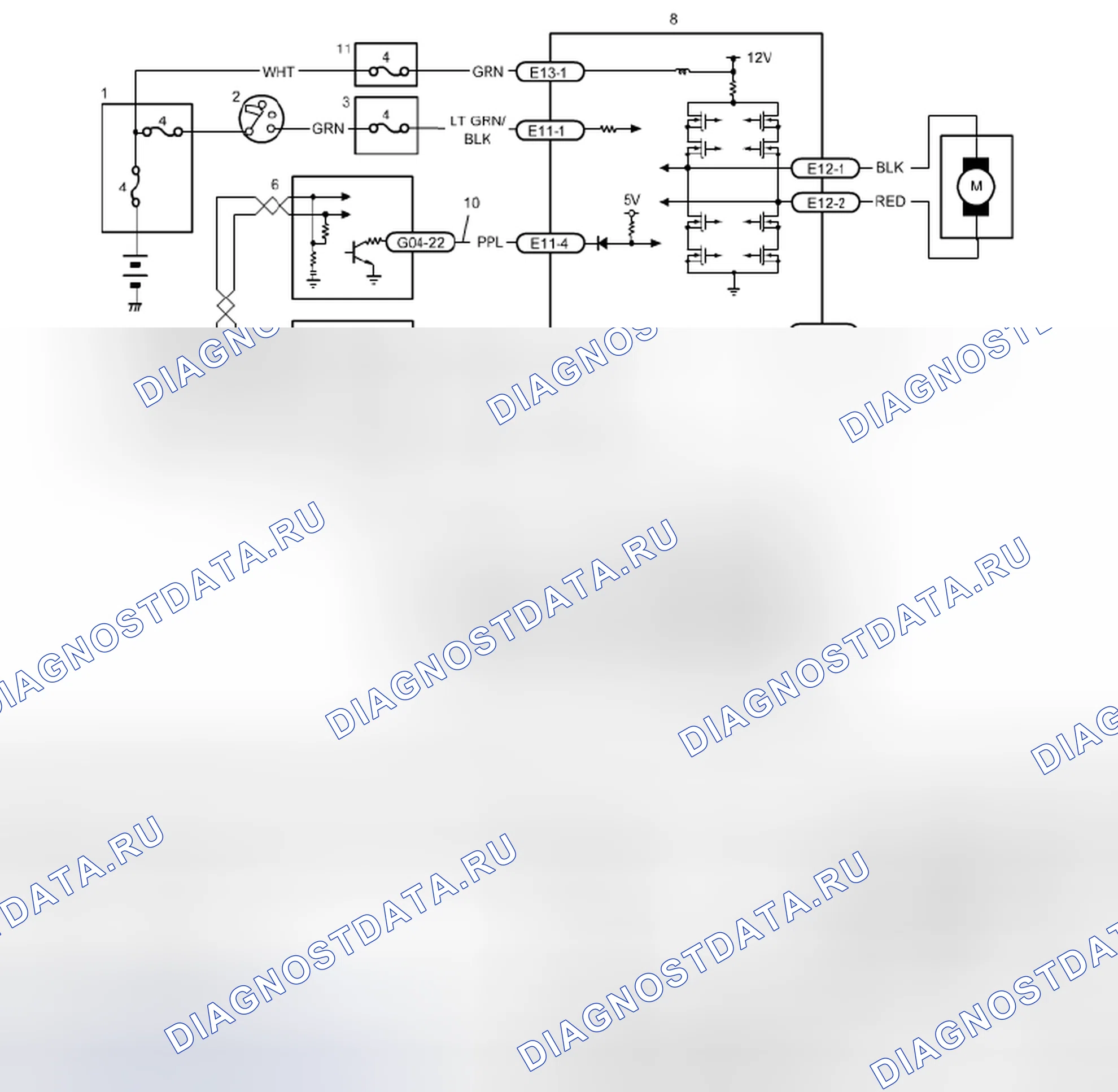 Рис. 11: электросхема. Suzuki SX4 I рестайлинг