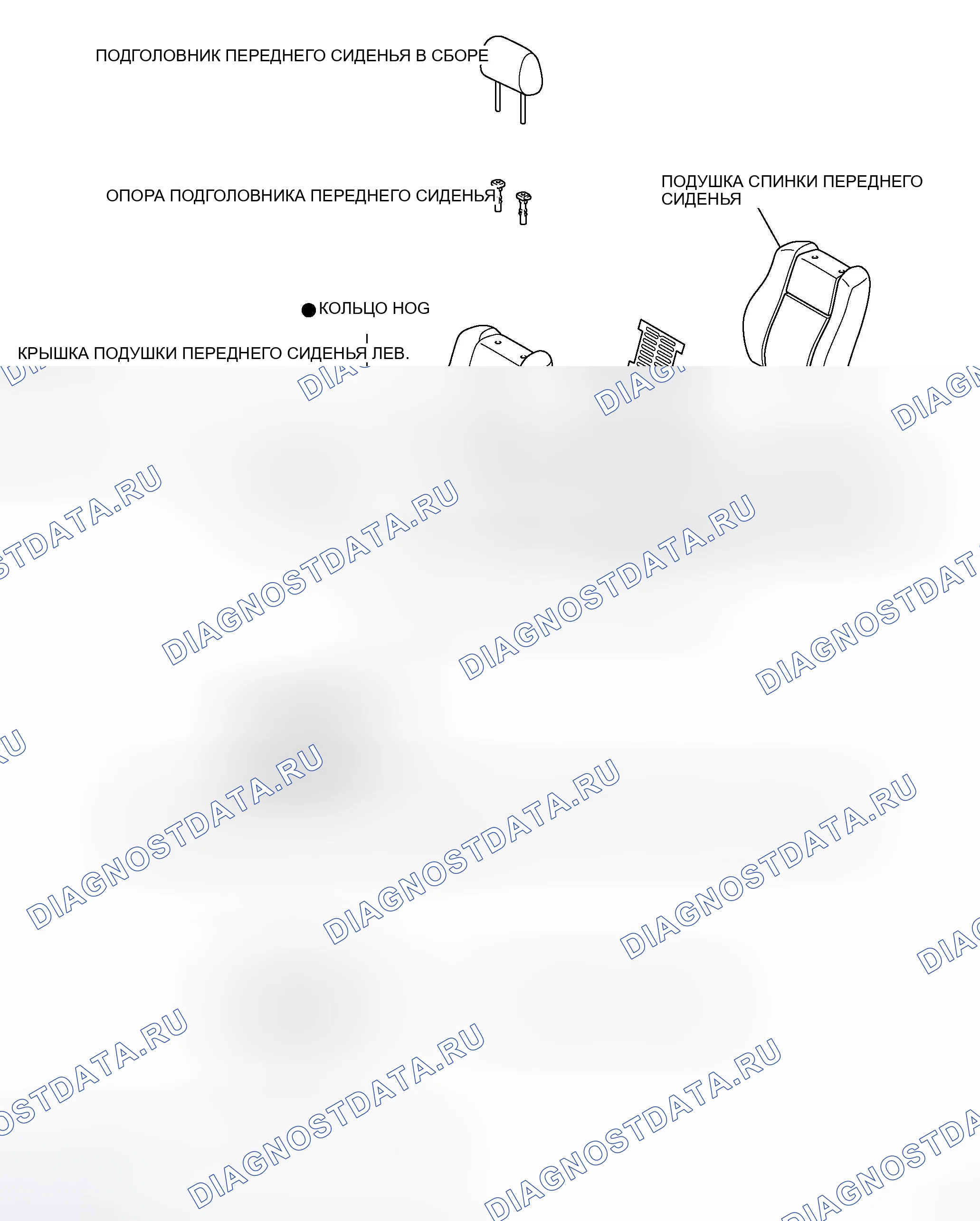 Рис. 40: КОМПОНЕНТЫ. Toyota Camry Solara II