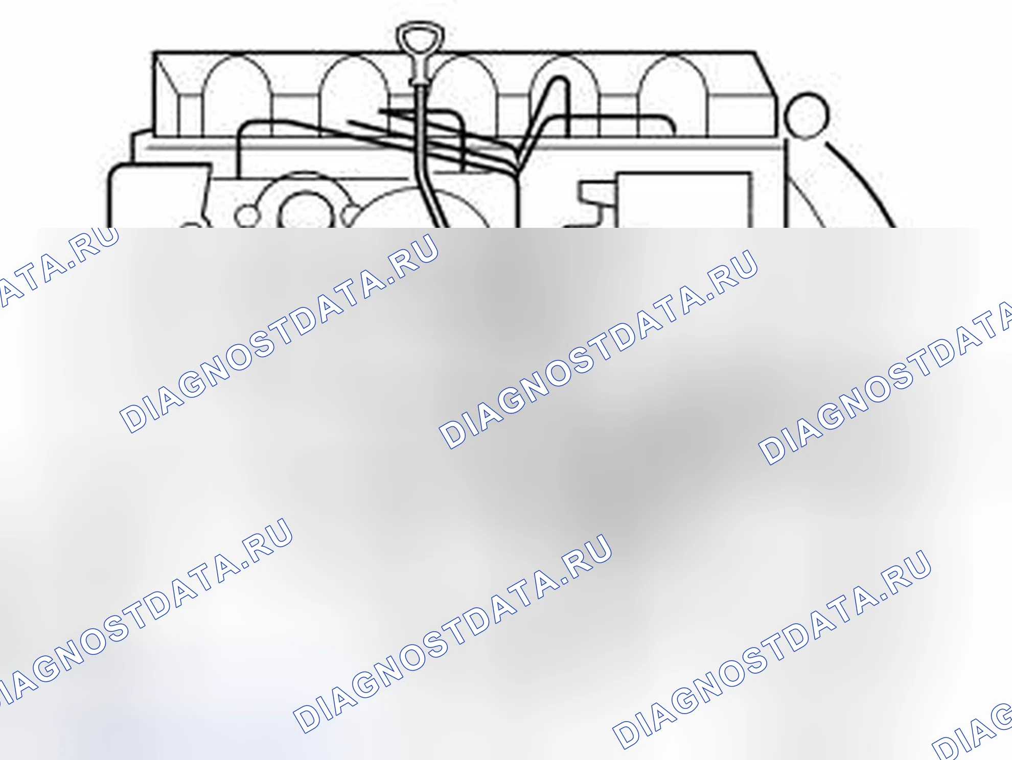 Рис. 582: Применимо только к двигателям TDI и погружным нагревателям. Volvo S80 I рестайлинг