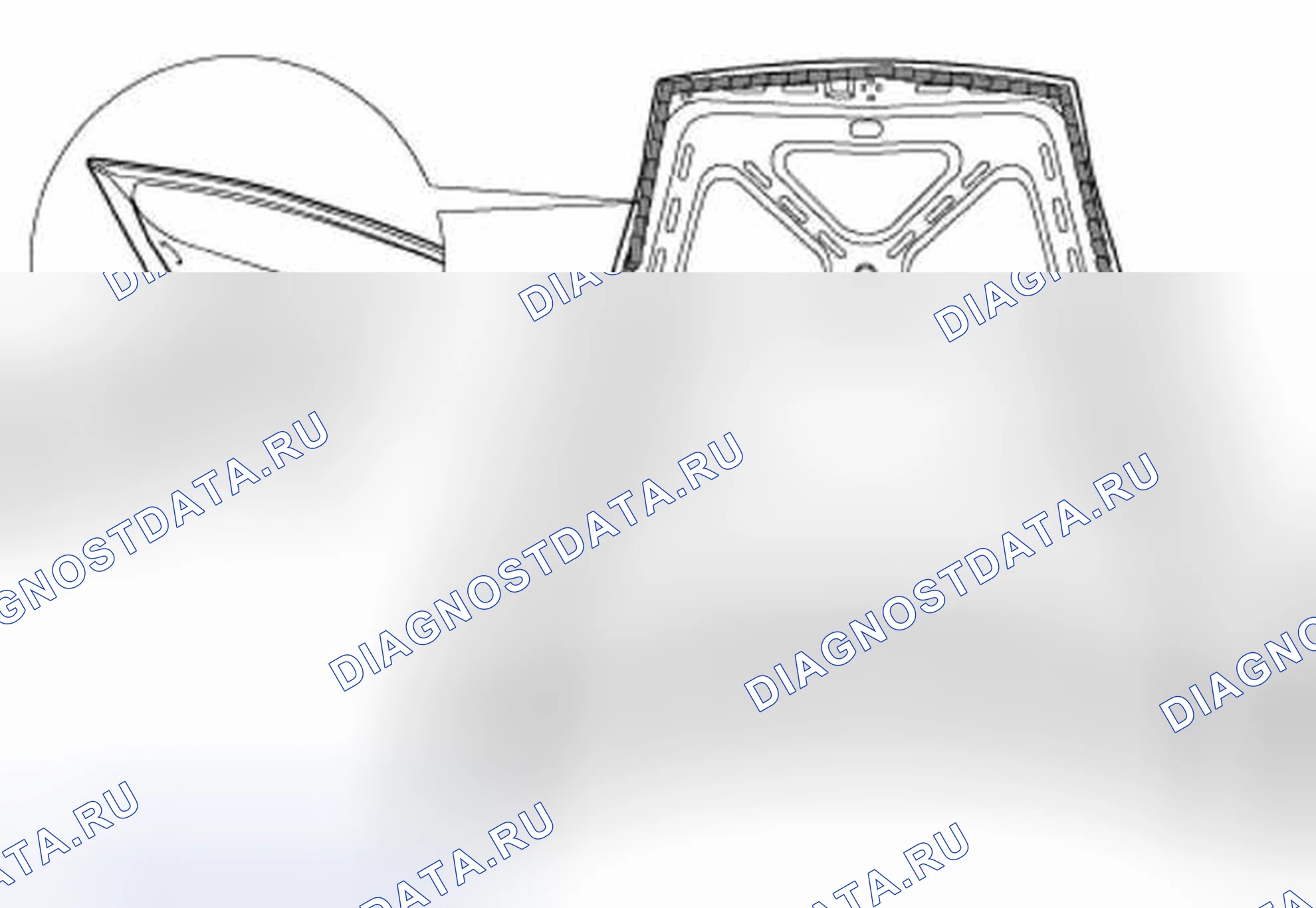 Рис. 41: Передняя крышка. Porsche Boxster 986 рестайлинг