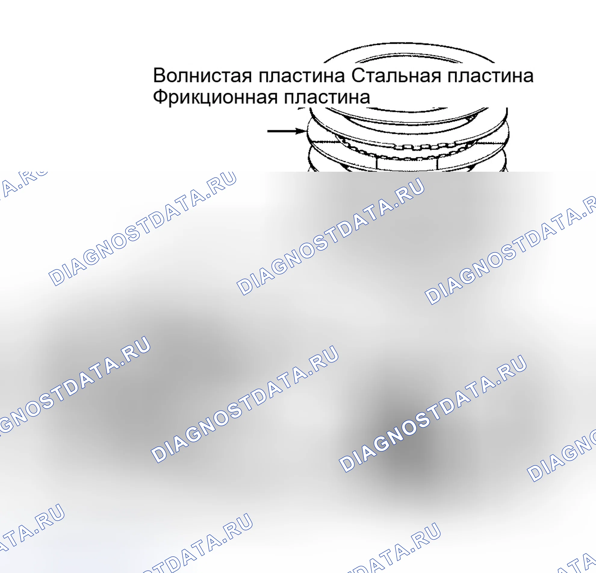 Рис. 37: КОМПОНЕНТЫ КОРПУСА трансмиссия. Daewoo Nubira II