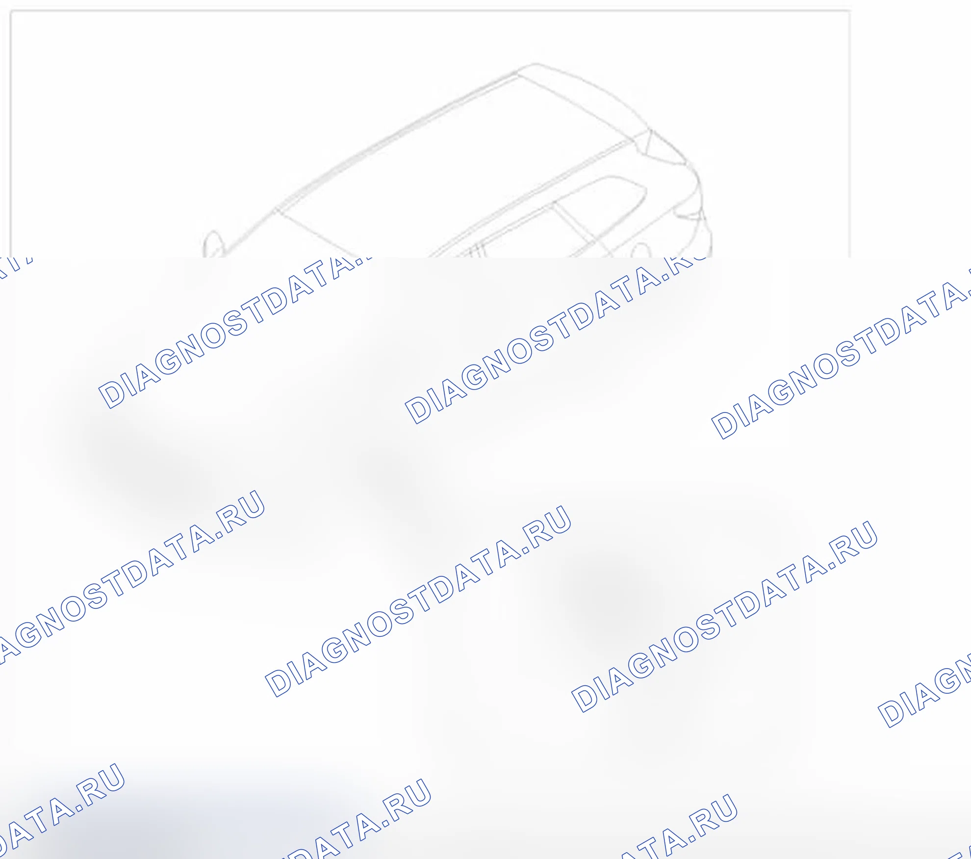 Рис. 51: Расположение компонентов. Hyundai Santa Fe III