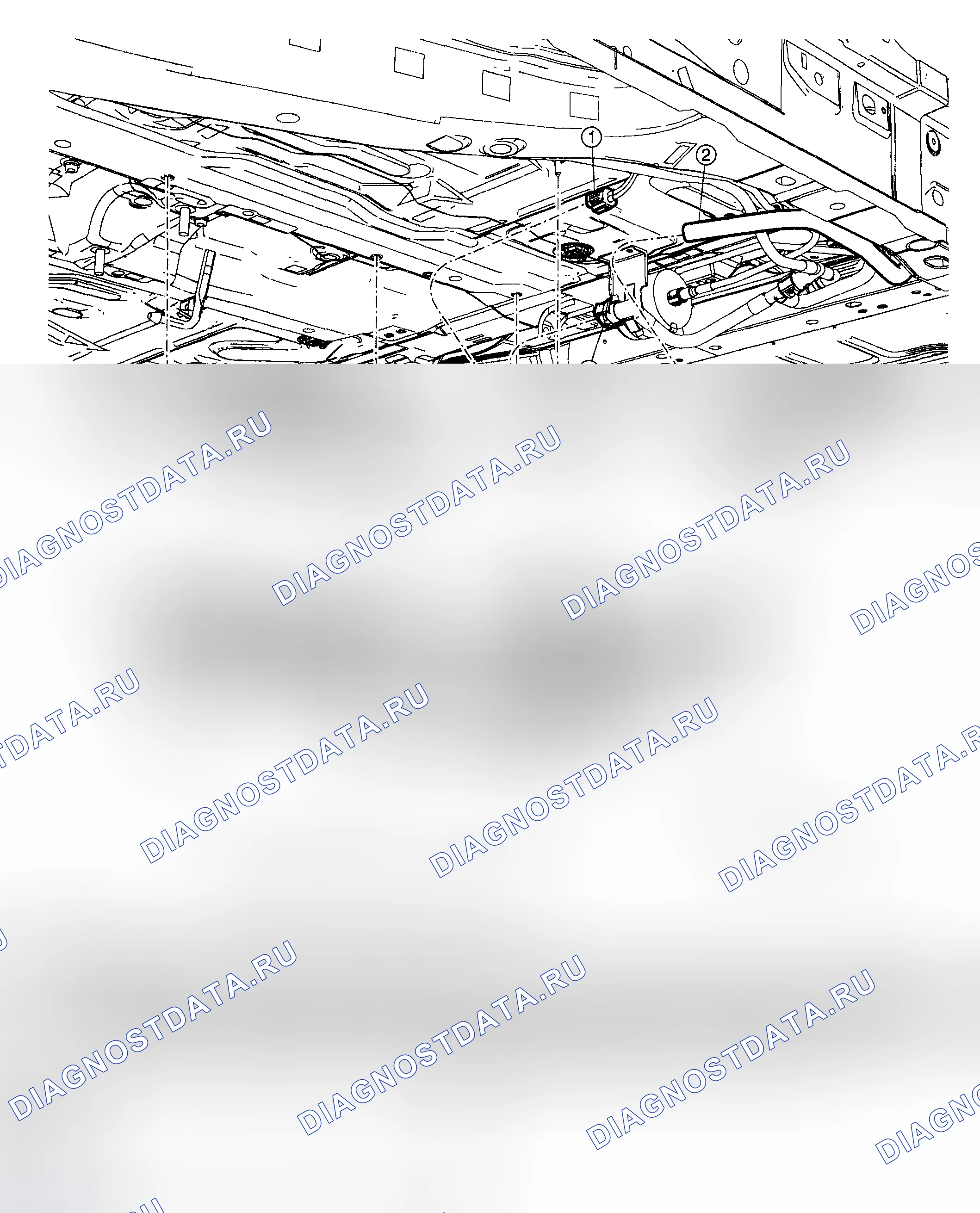 Рис. 4: КАНИСТРА ДЛЯ ИСПАРИТЕЛЬНЫХ ВЫБРОСОВ. Mazda Tribute I рестайлинг