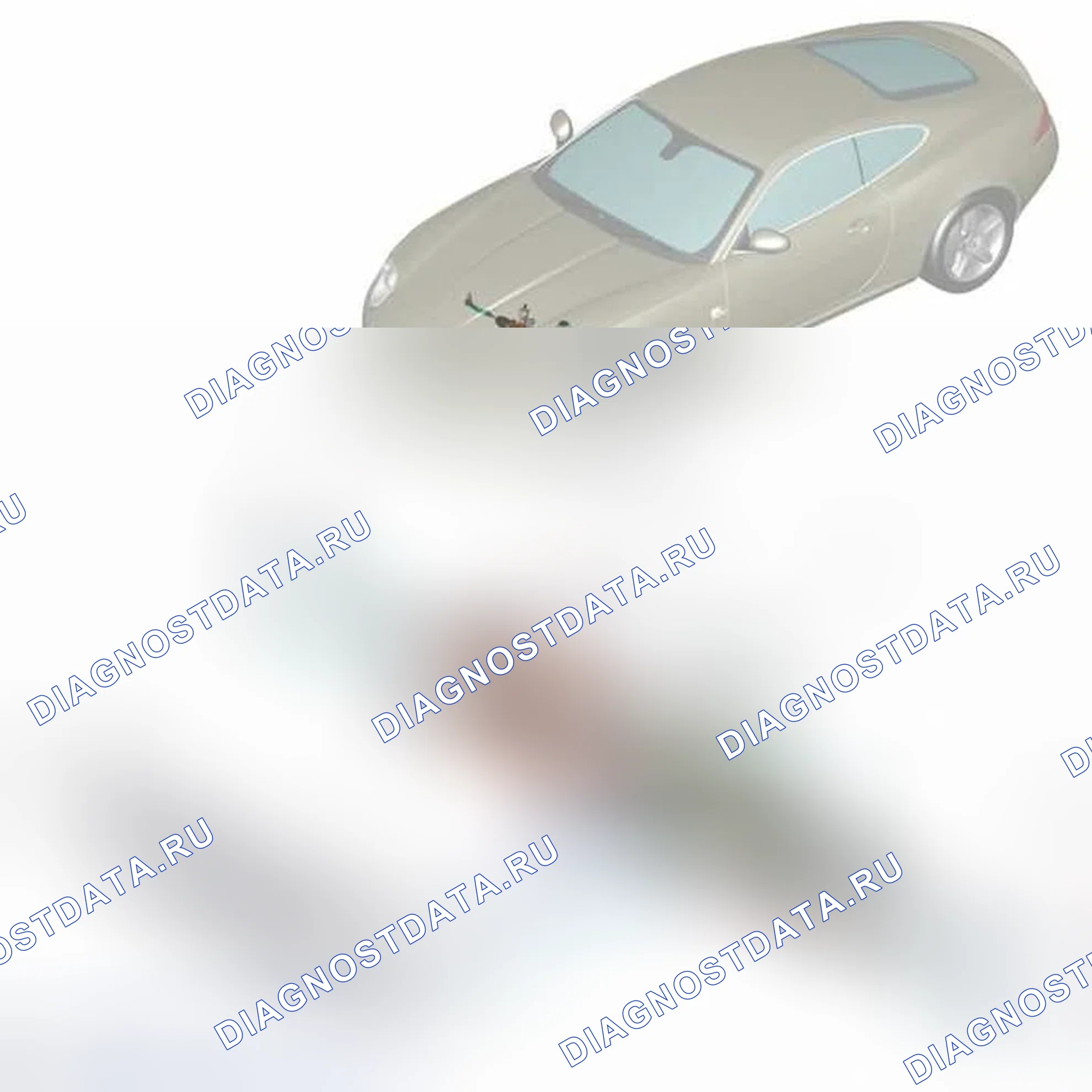 Рис. 19: РАСПОЛОЖЕНИЕ КОМПОНЕНТОВ. Jaguar XKR II