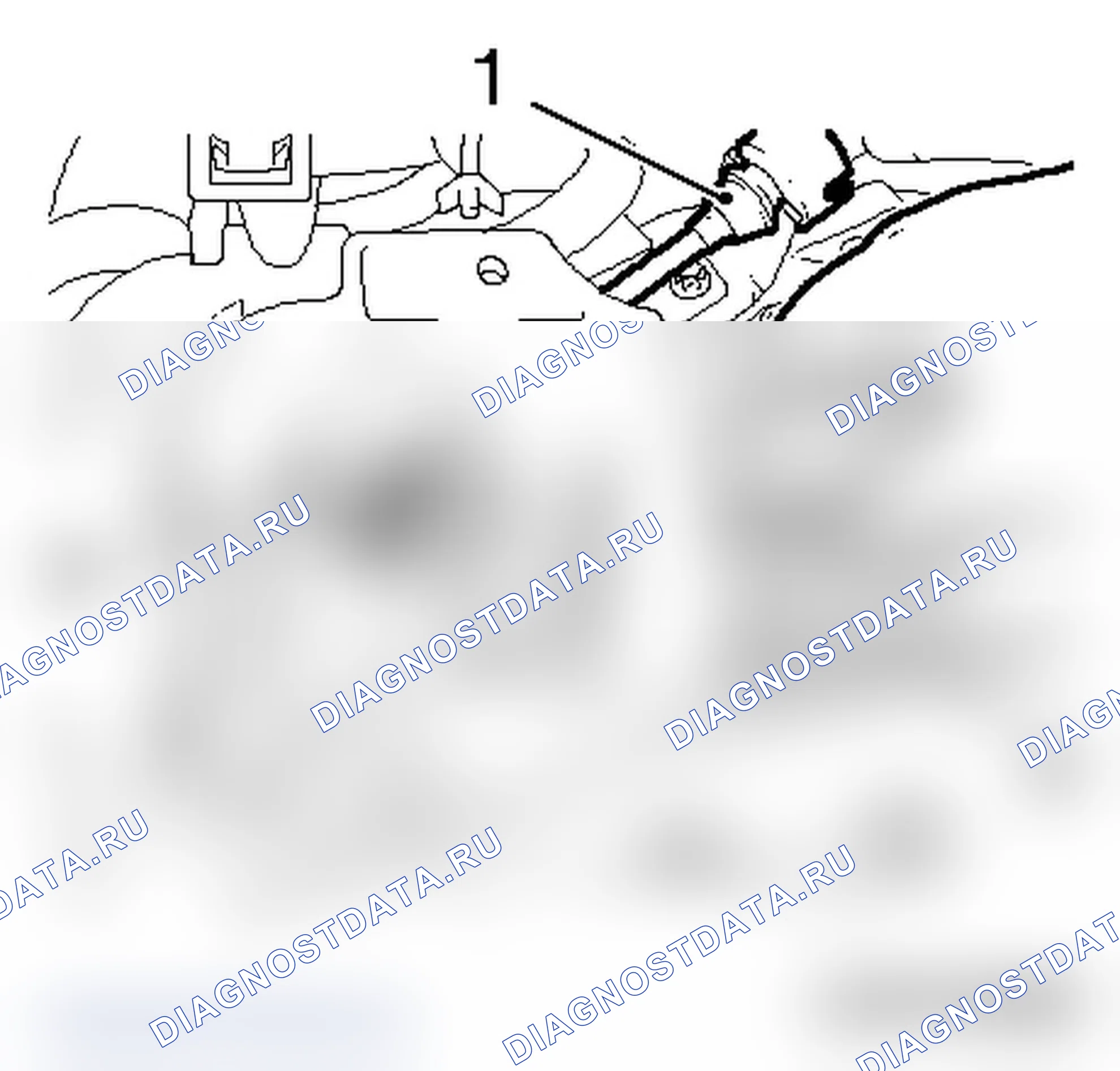 Снять и установить двигатель (правостороннее управление, AT). Opel Zafira B