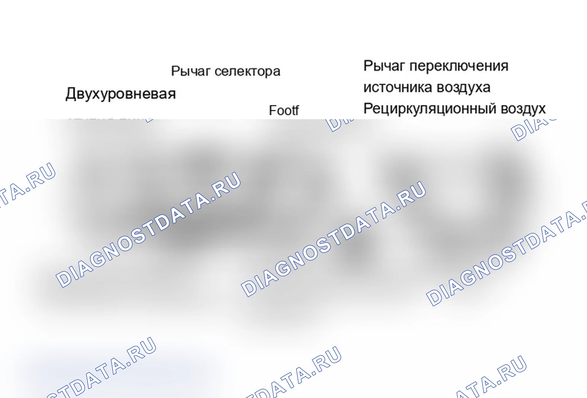 Рис. 1: РЫЧАГ СЕЛЕКТОРА ВОЗДУХА. Geo Storm I