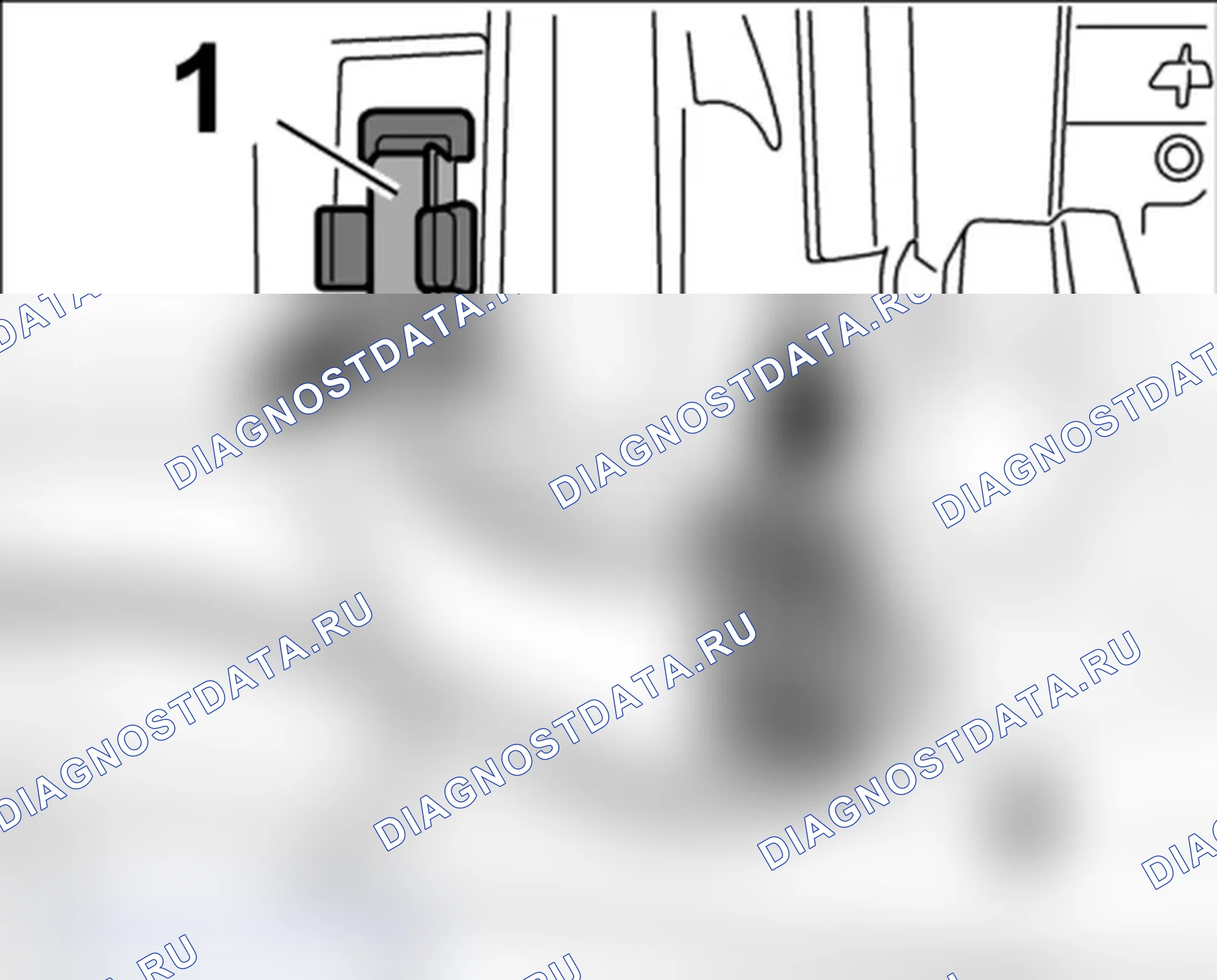 Рис. 120: Установка контактного переключателя для освещения бардачка. Porsche 911 GT3 997