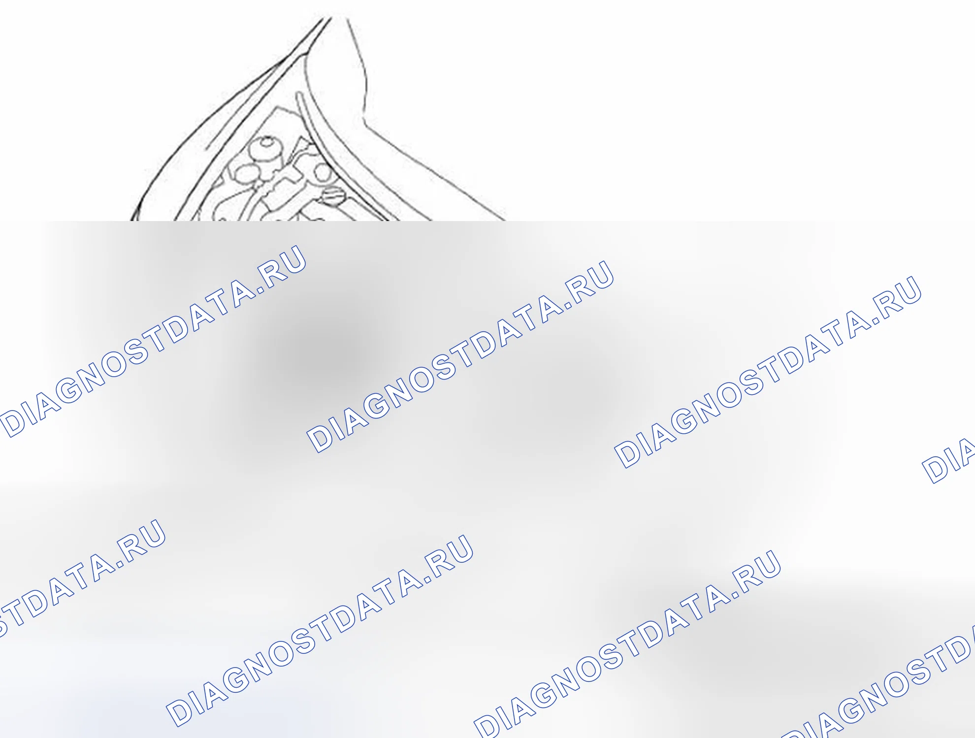 Рис. 1: Указатель расположения компонентов. Honda Civic VIII