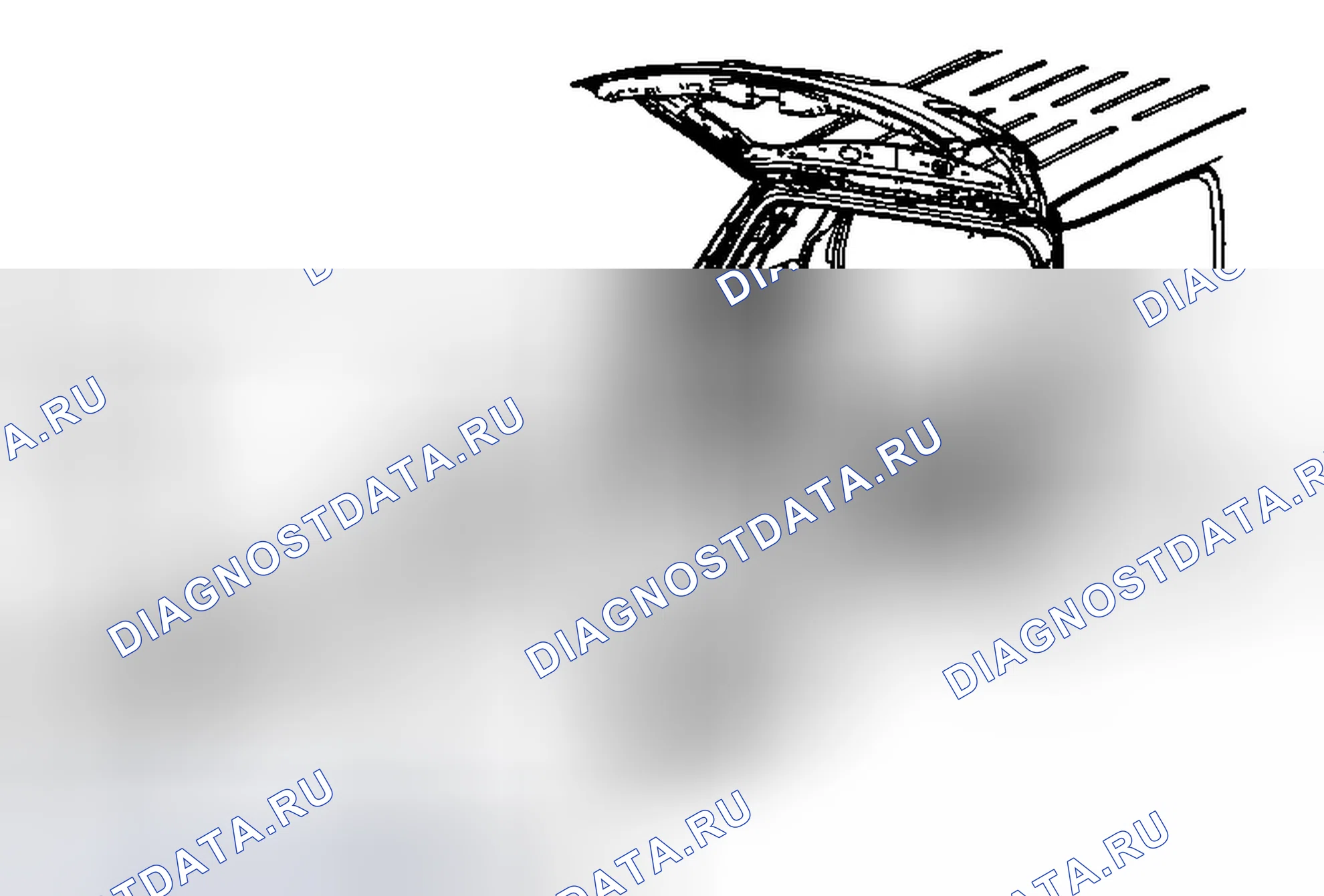 Рис. 28: Замена ударника замка дверь багажника. Chevrolet Traverse I