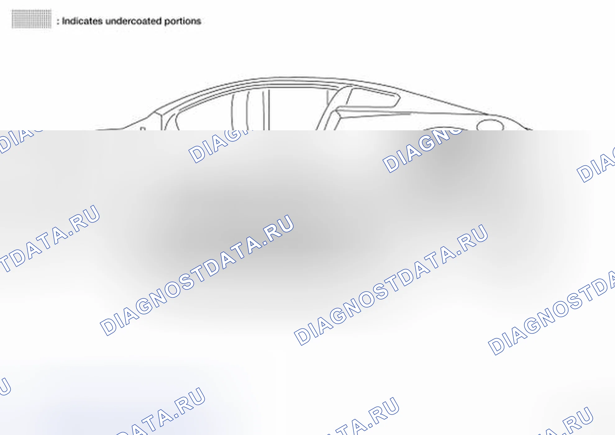Рис. 225: Меры предосторожности при нанесении грунтовки. Nissan Altima L32 рестайлинг
