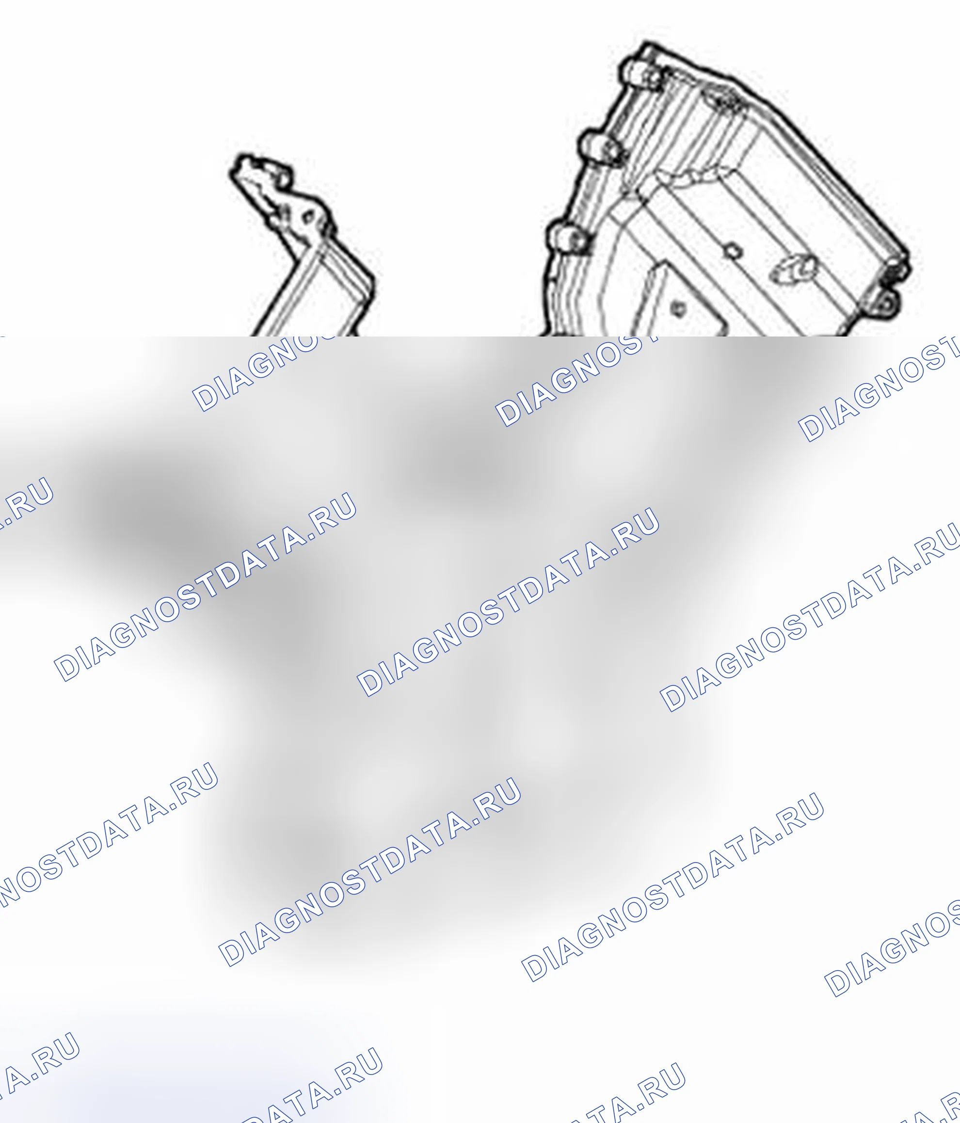 Рис. 109: Крышка таймера. Land Rover Range Rover Sport I