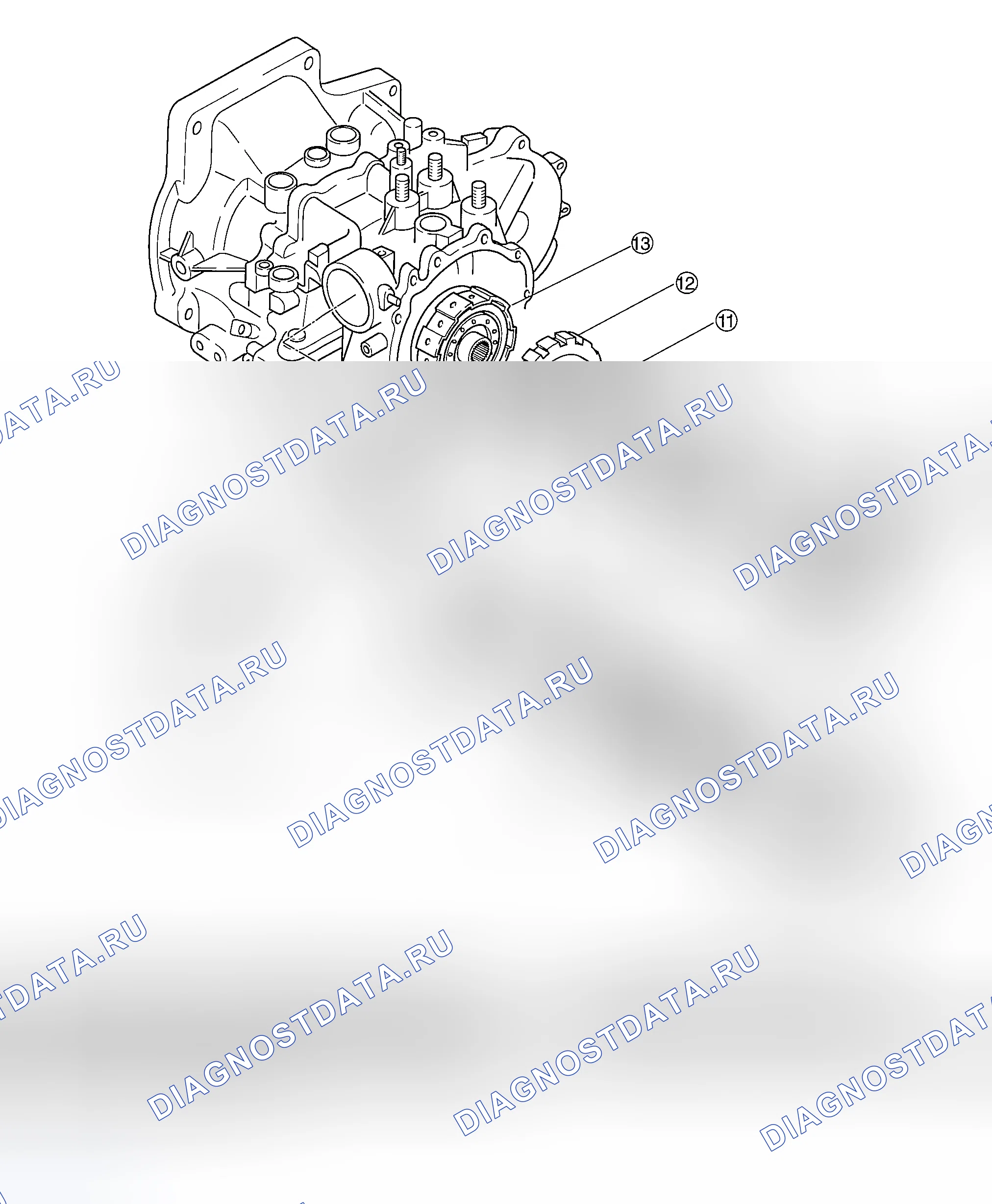 Рис. 72: Компоненты трансмиссия (2 из 4). Kia Rio I