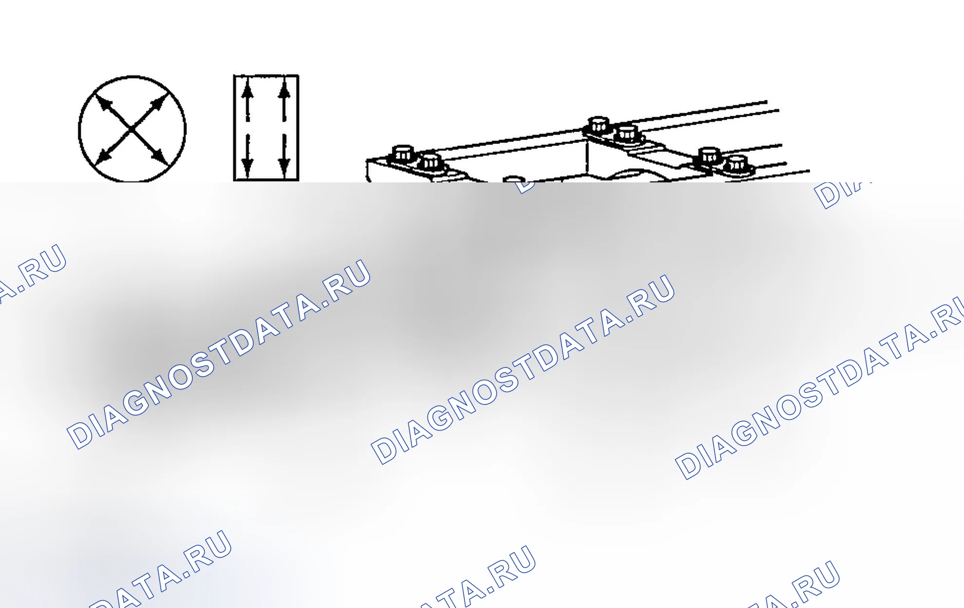 Рис. 319: ИЗМЕРЕНИЕ МАСЛЯНОГО ЗАЗОРА. Hyundai Tiburon II