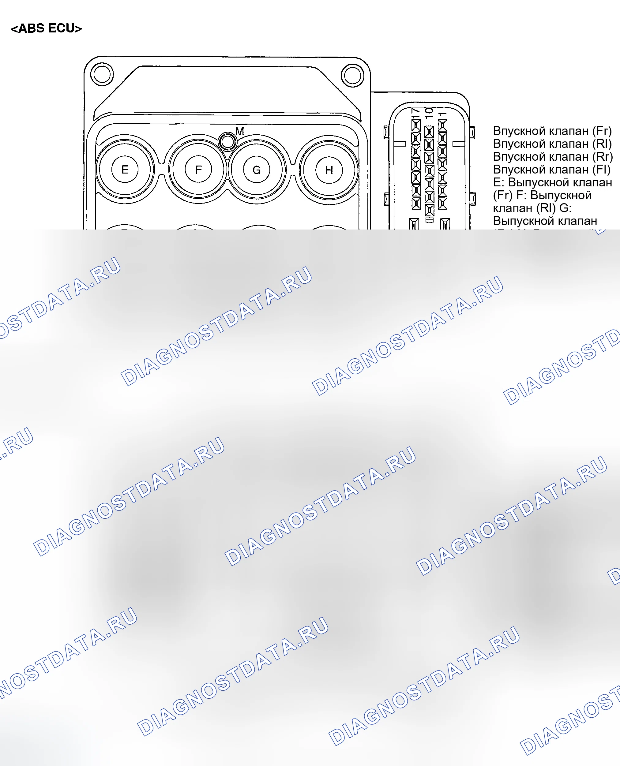 Рис. 54: HECU. Hyundai Tiburon II