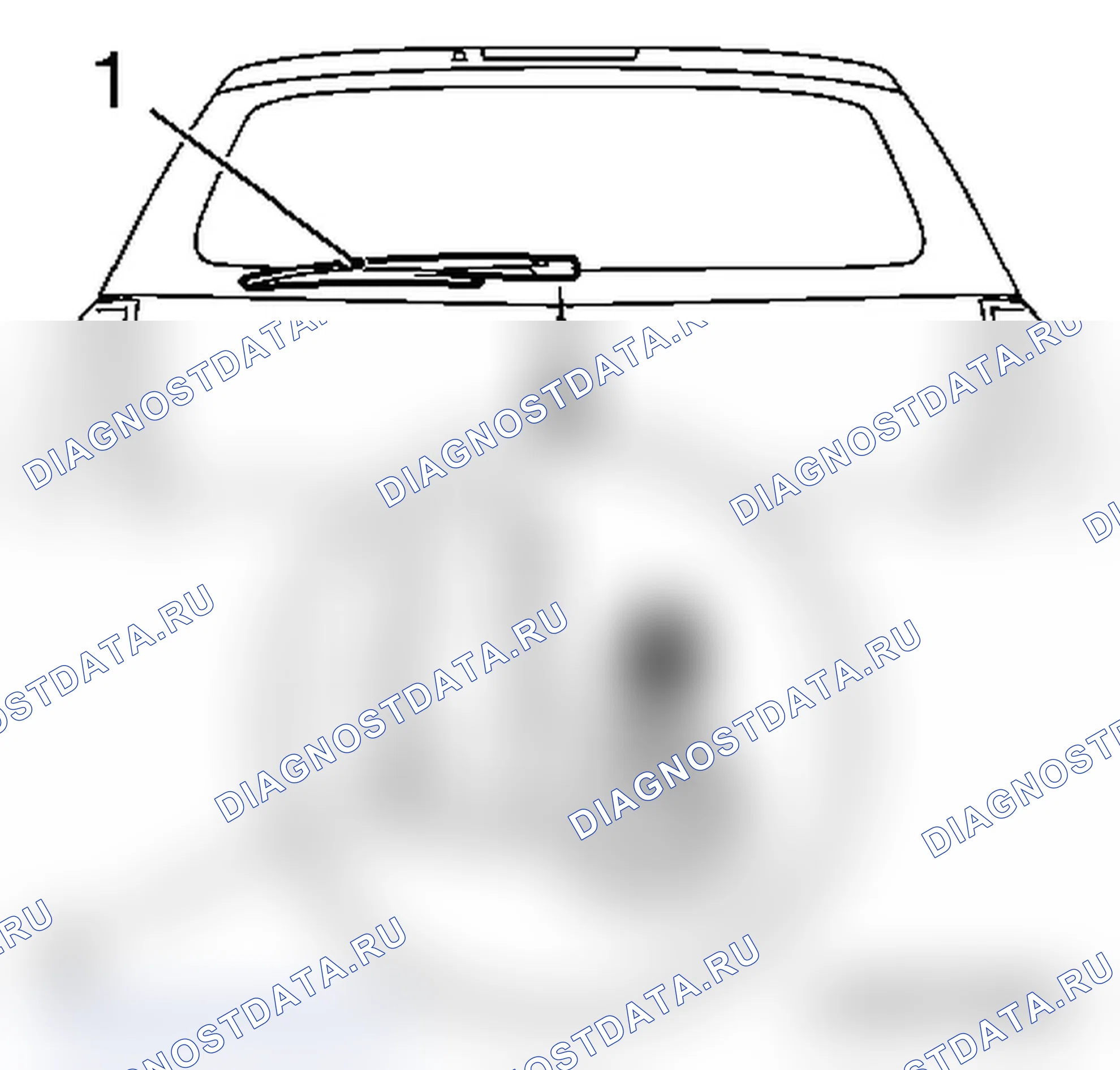 Снятие, установка или замена стекла в задней откидной двери. Opel Zafira B