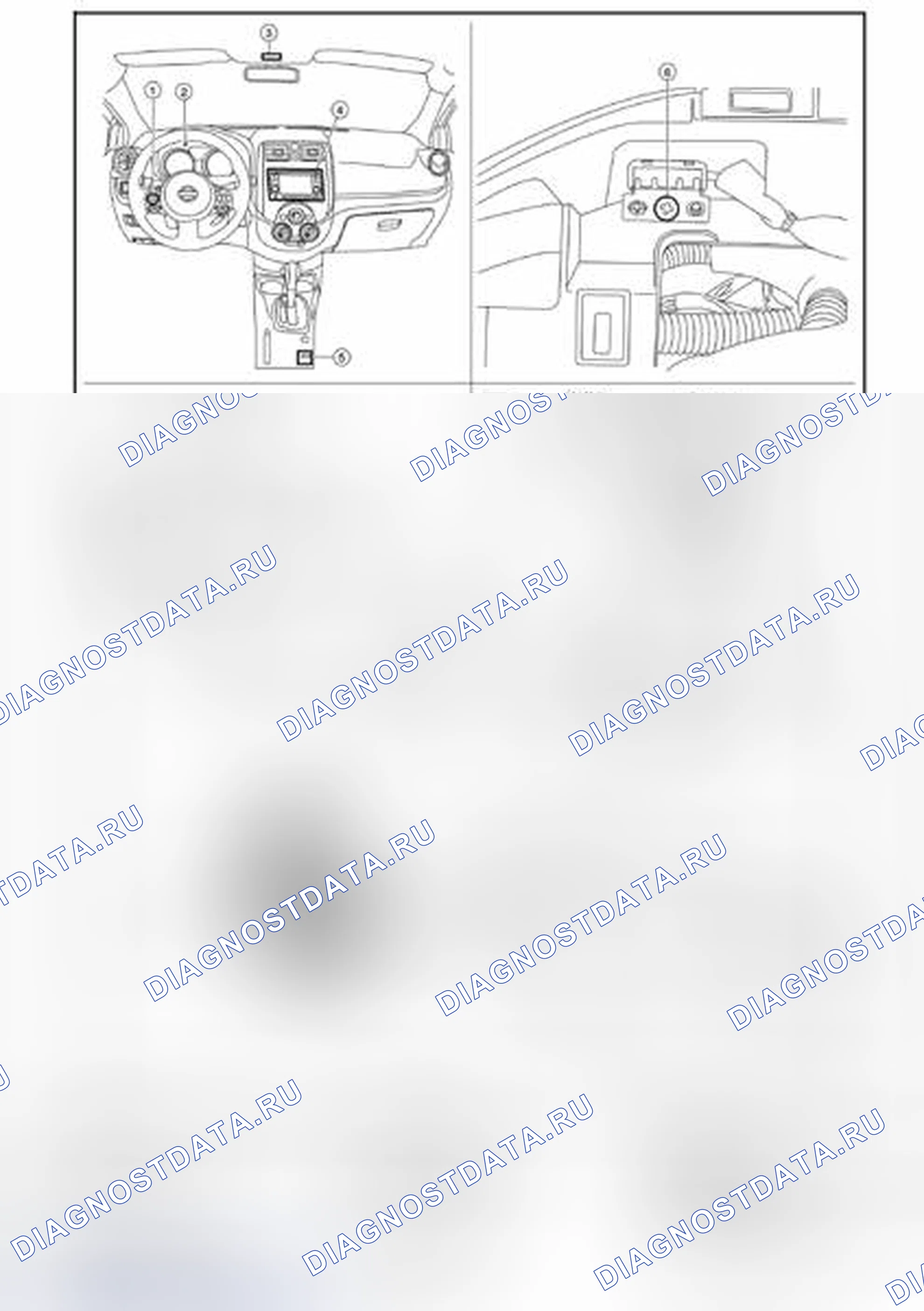 Рис. 67: Расположение компонентов. Audi RS6 C8