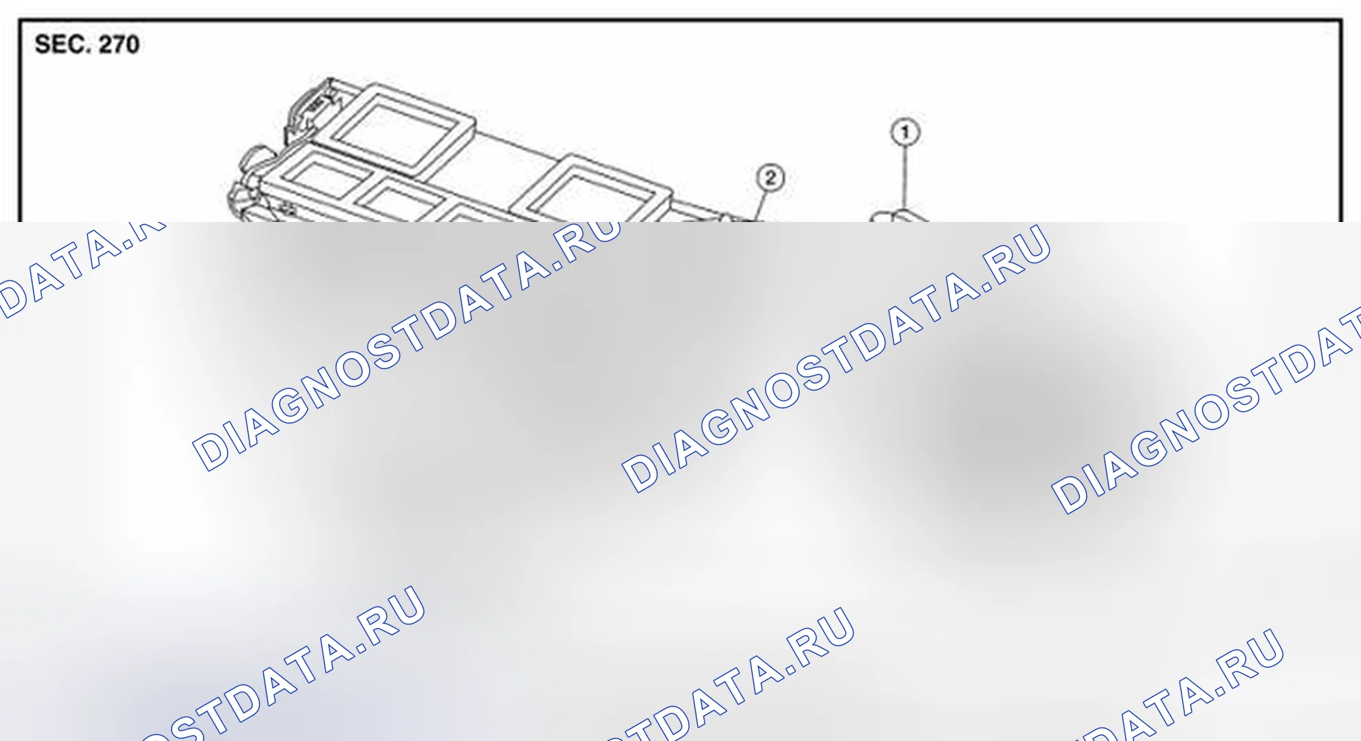 Рис. 12: БЛОК ВОЗДУХОДУВКИ: покомпонентный вид. Nissan Altima L33