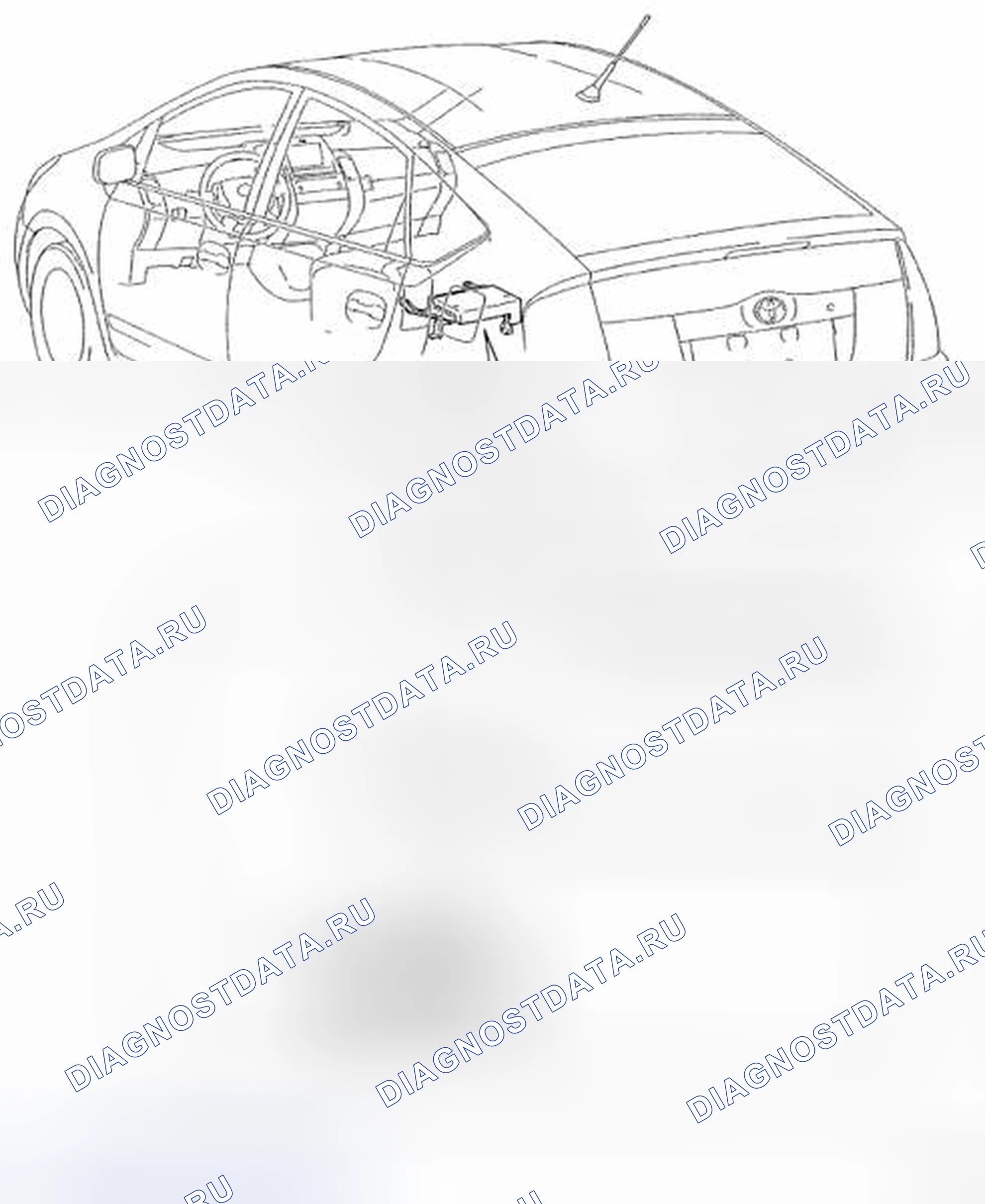Рис. 265: КОМПОНЕНТЫ. Toyota Prius II рестайлинг