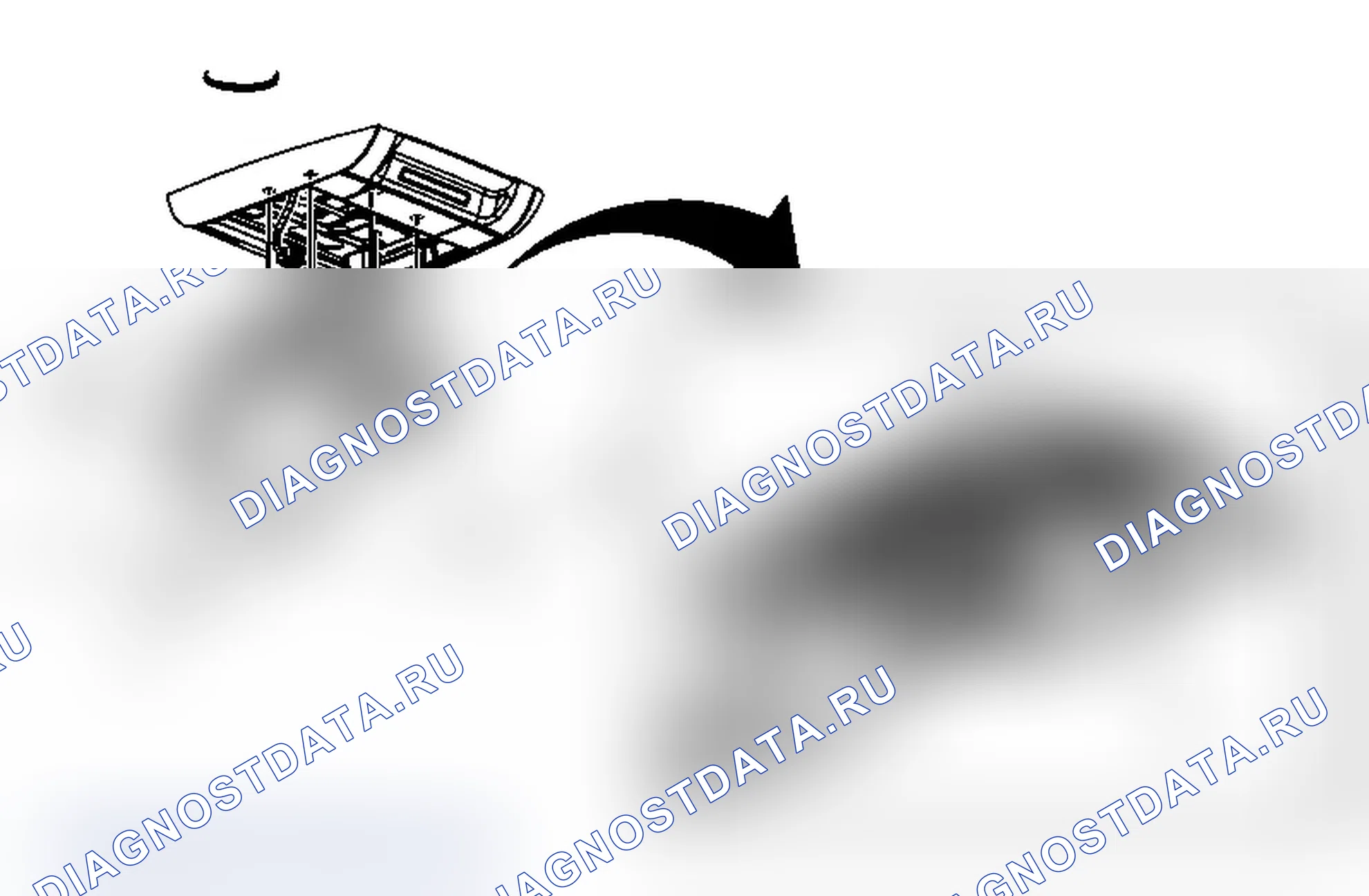 Рис. 31: Замена видеодисплея (U42). Chevrolet Traverse I