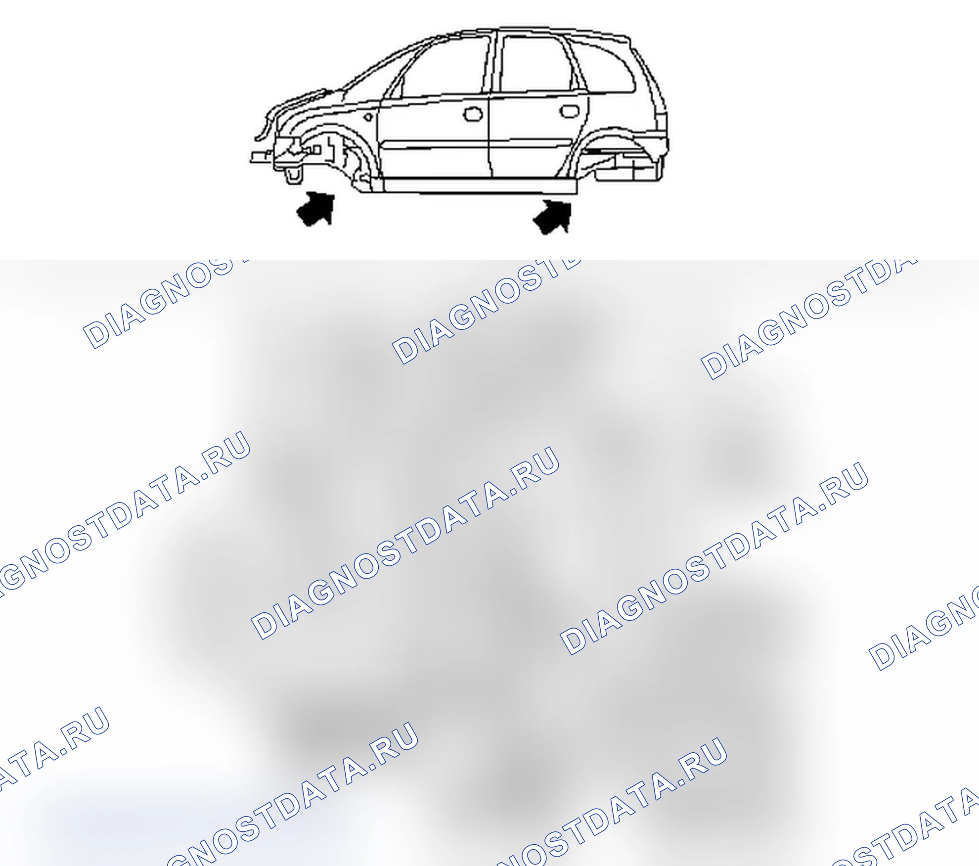 Противокоррозионные мероприятия ПВХ-защитный слой. Opel Meriva A рестайлинг
