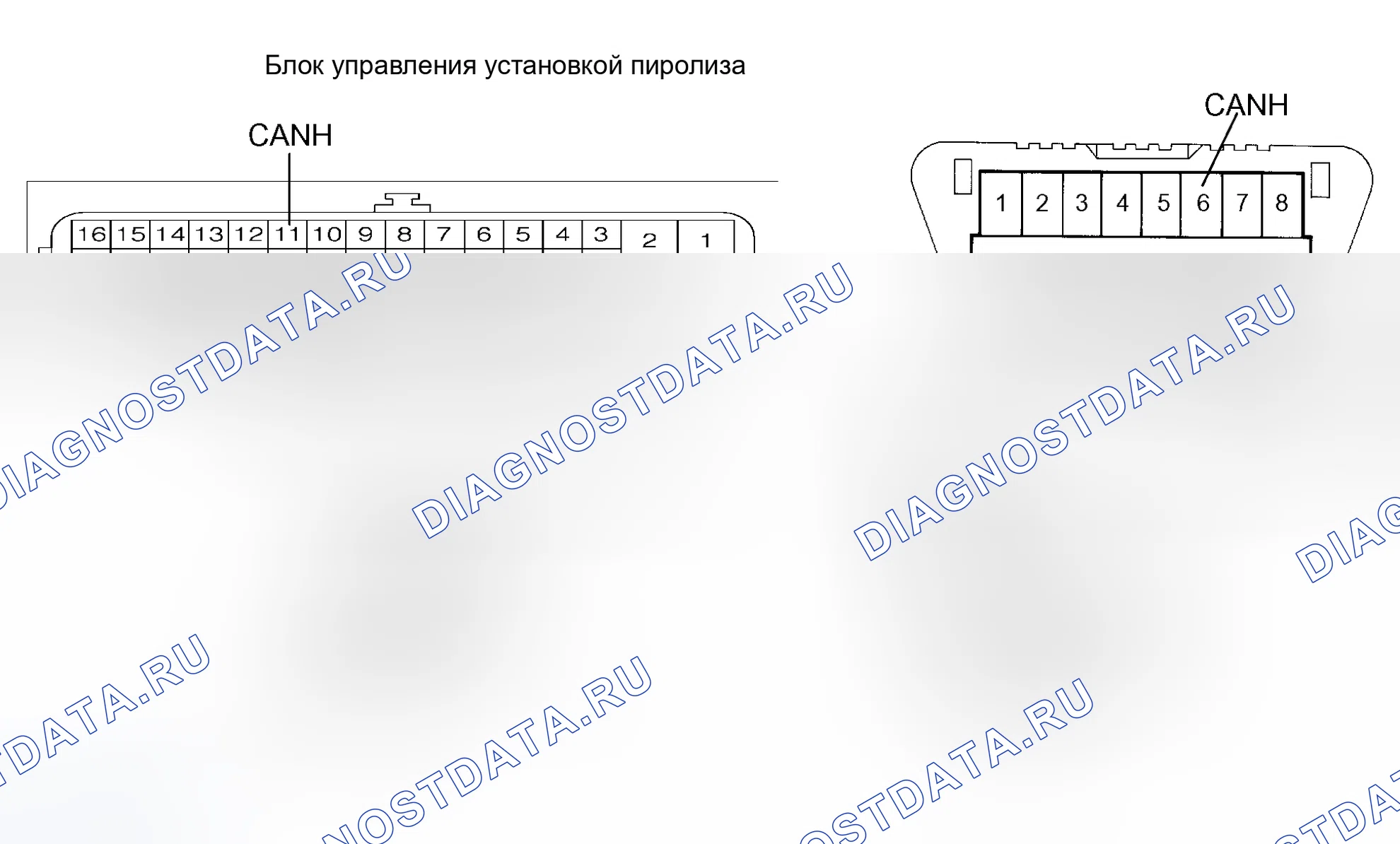 Рис. 12: КЛЕММЫ ЭБУ. Toyota RAV4 II рестайлинг