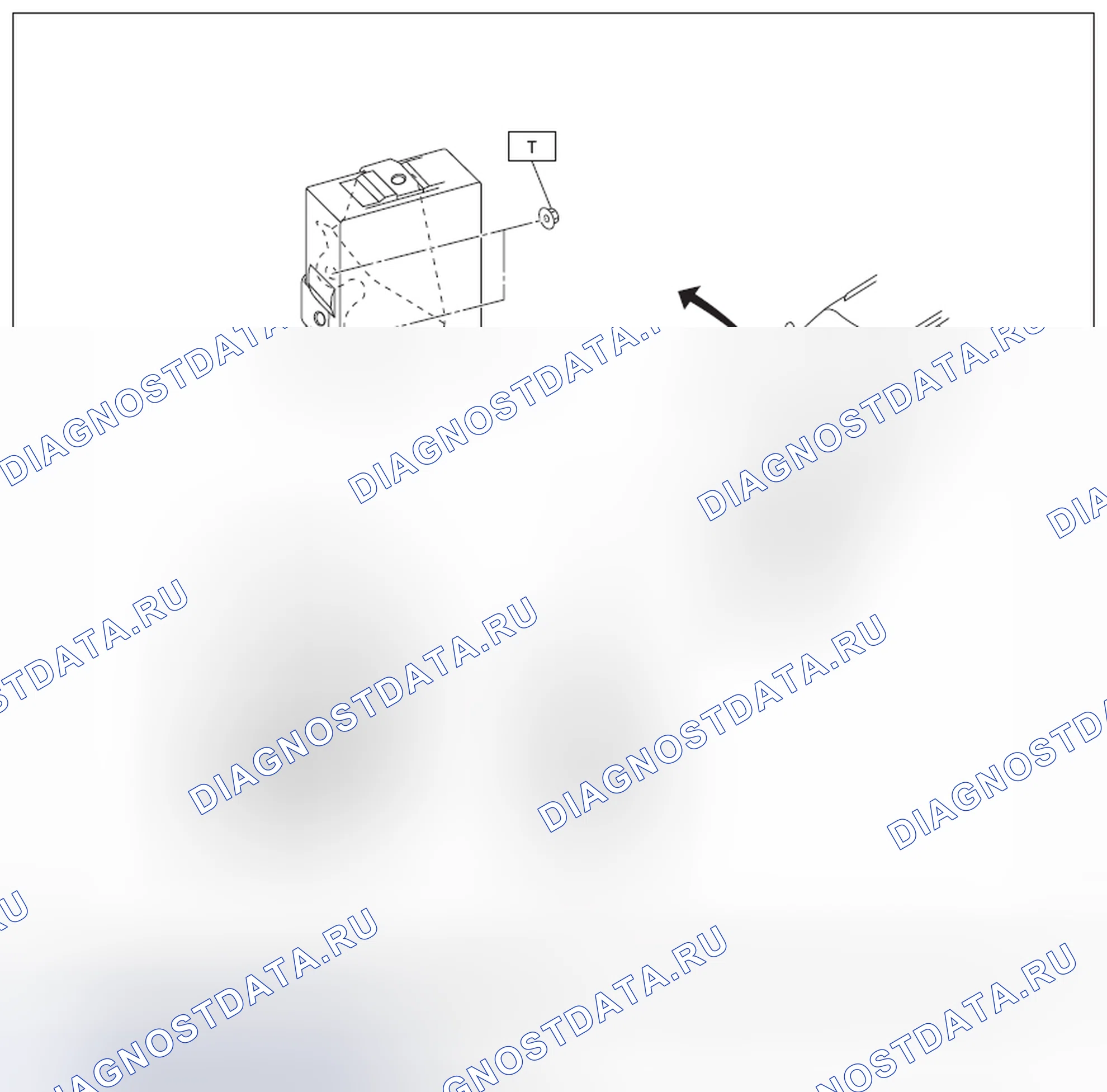 Рис. 189: МОДУЛЬ УПРАВЛЕНИЯ КОРОБКОЙ ПЕРЕДАЧ. Subaru Legacy BM/BR рестайлинг