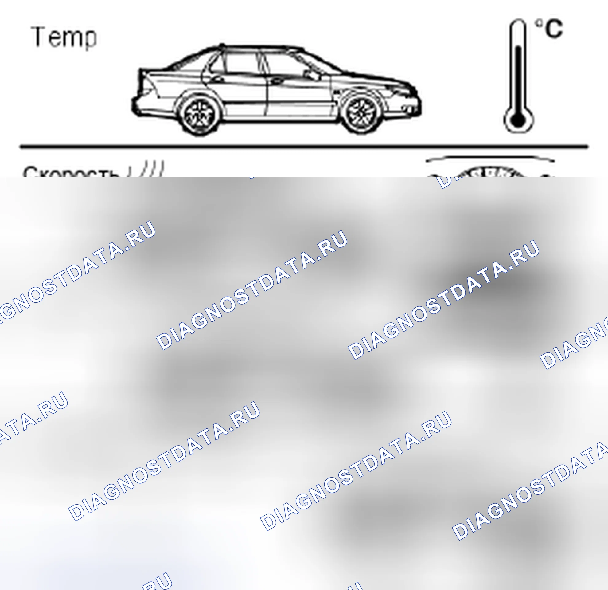 Рис. 366: Трип-компьютер. Kia Picanto III