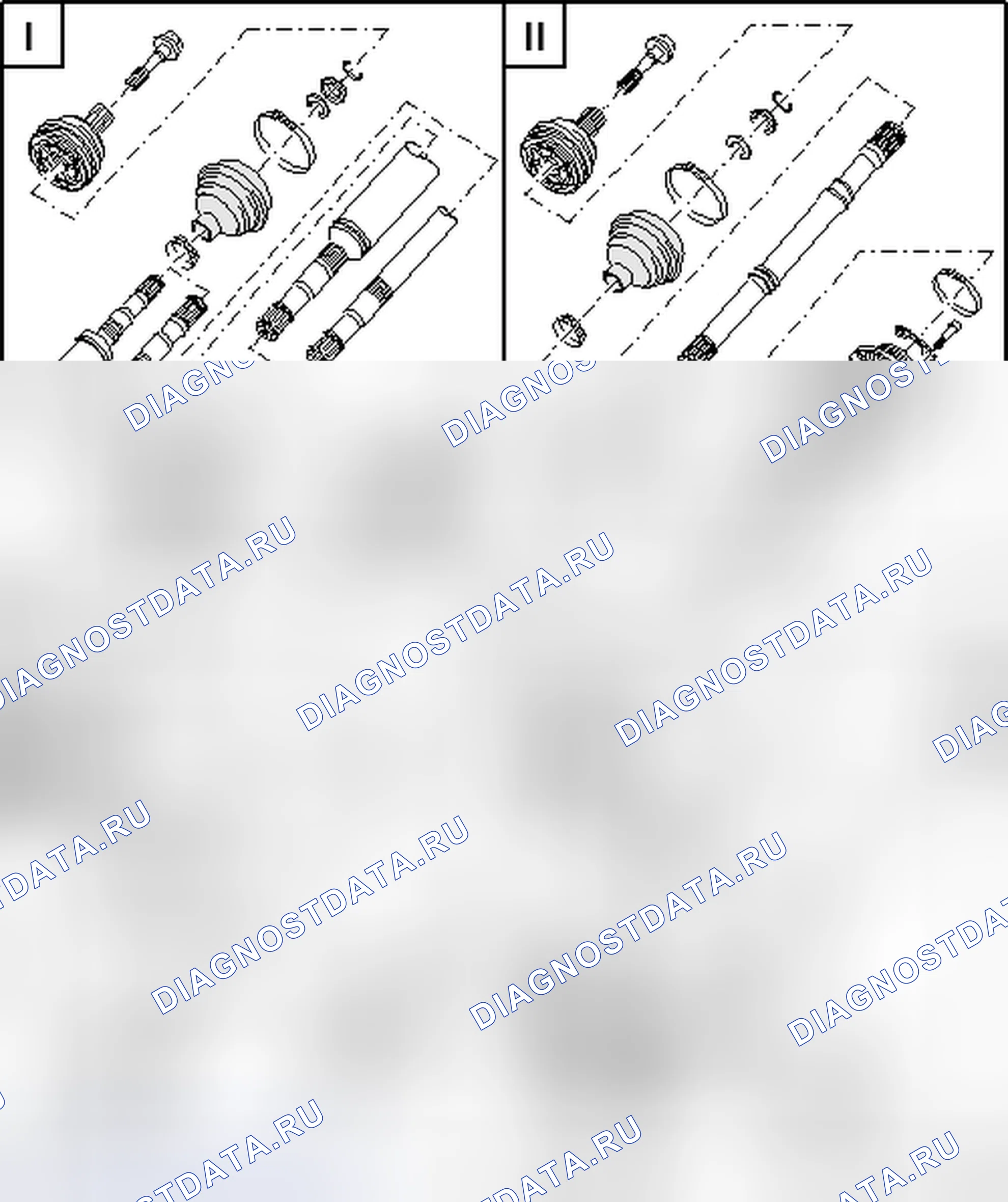 Рис. 8: ОБЗОР ПРИВОДНЫХ ОСЕЙ. Volkswagen Golf Mk7