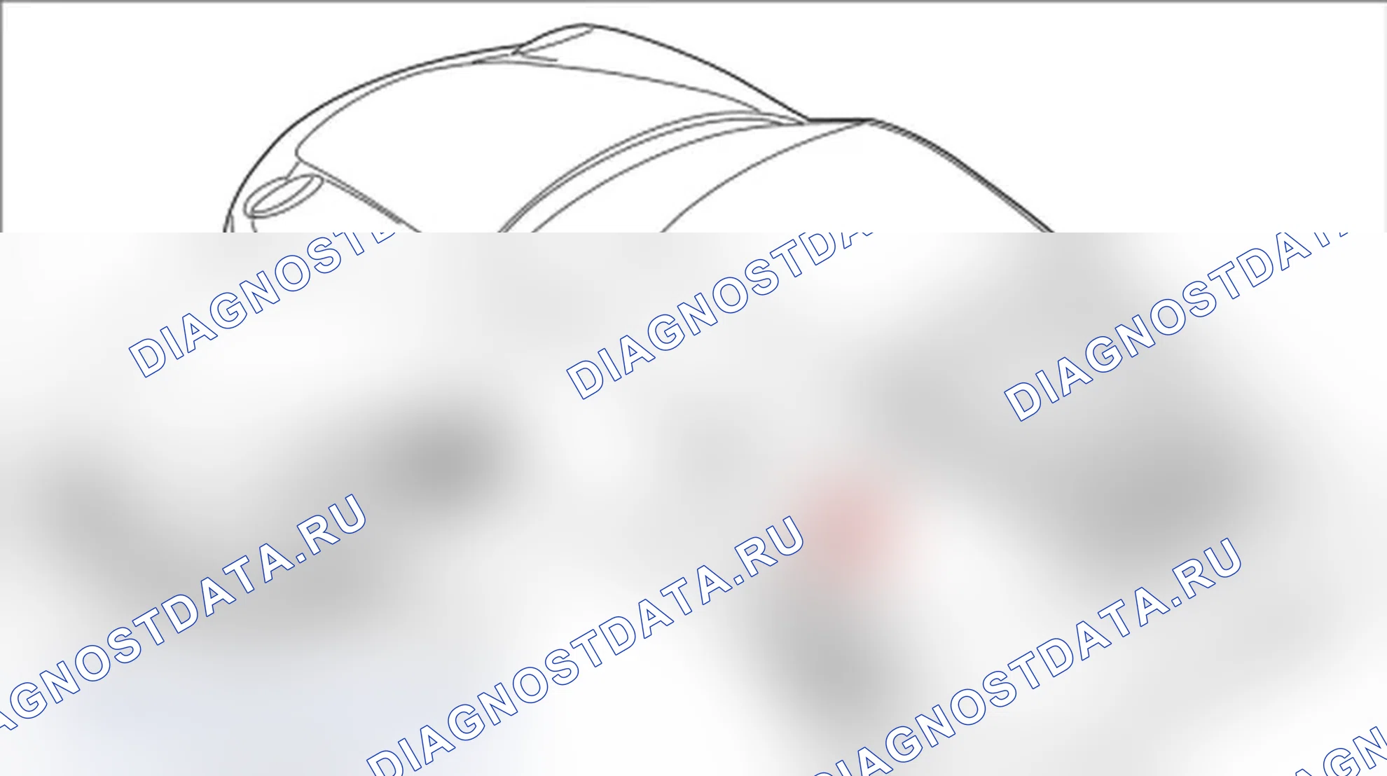 Рис. 125: Снятие жгута проводов для задней PASM. Porsche 911 GT3 997