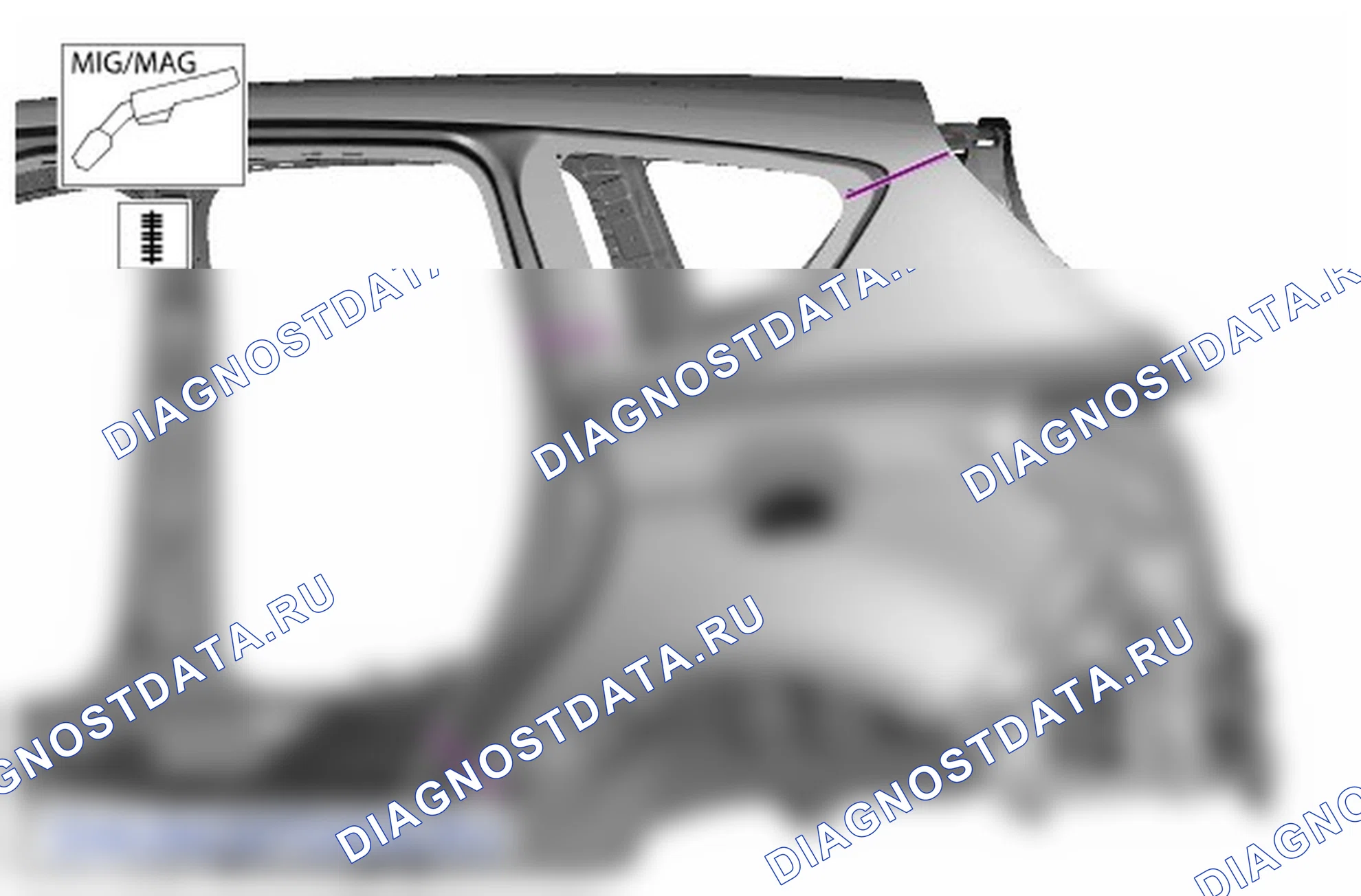 Как снять и установить панель задней боковой части кузова. Ford Galaxy III